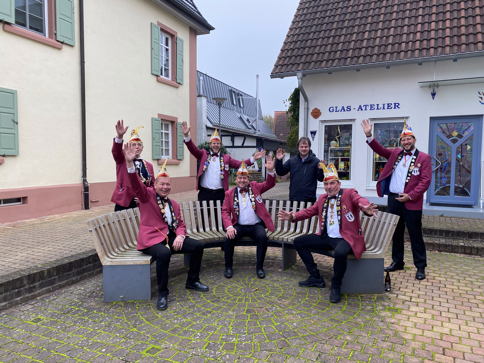 Natürlich wollten wir auch die Gemeinde Muggensturm in der Fasnacht begrüßen.