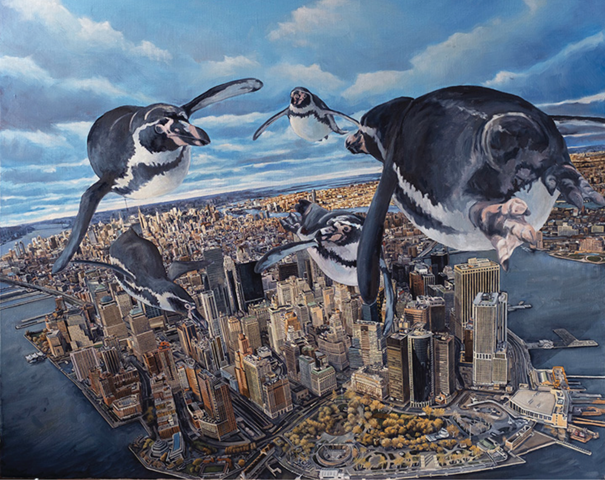  City Animals｜72.7 x 91 cm｜Sold