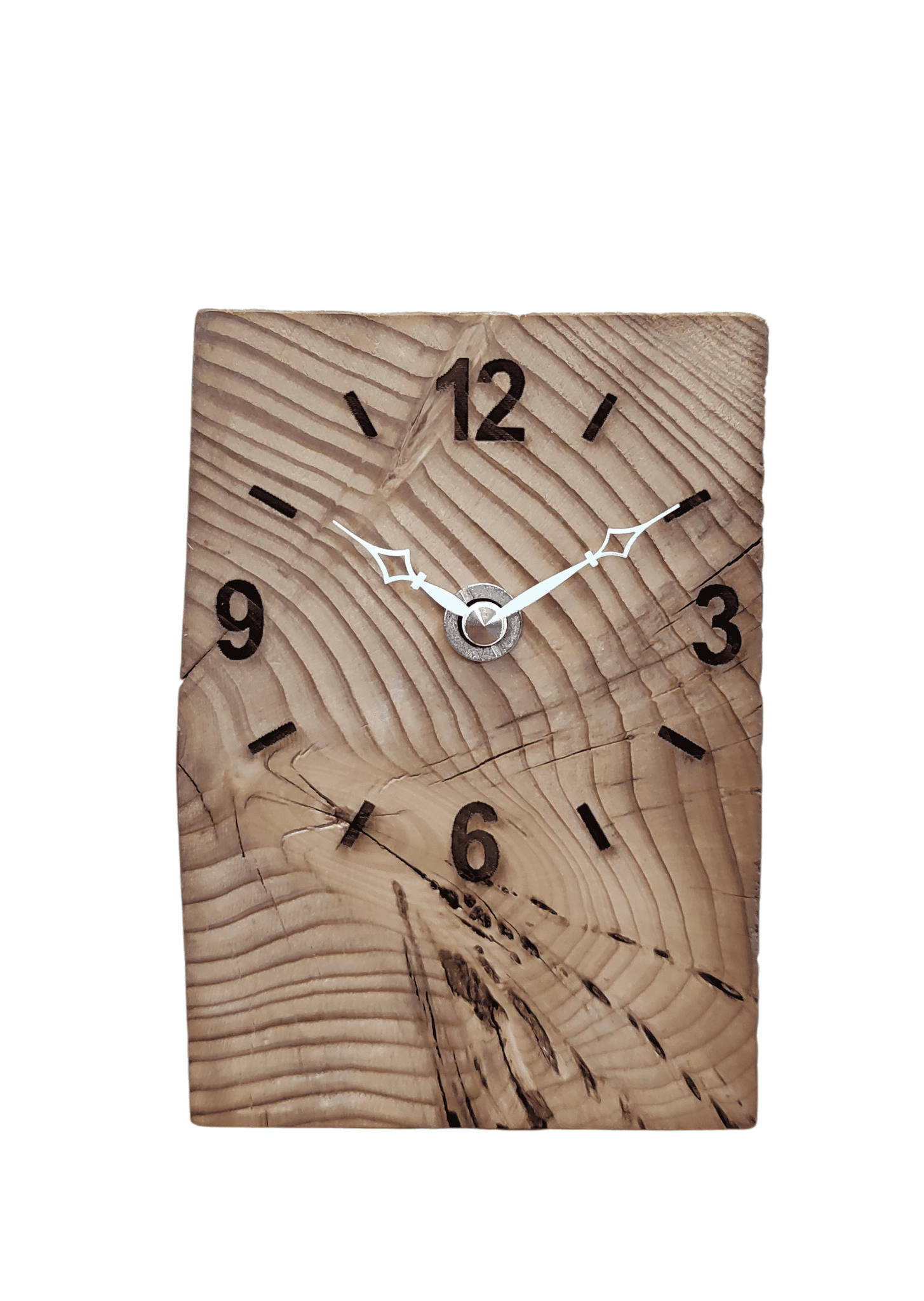Uhr aus Holz handgefertigt aus Massivholz 