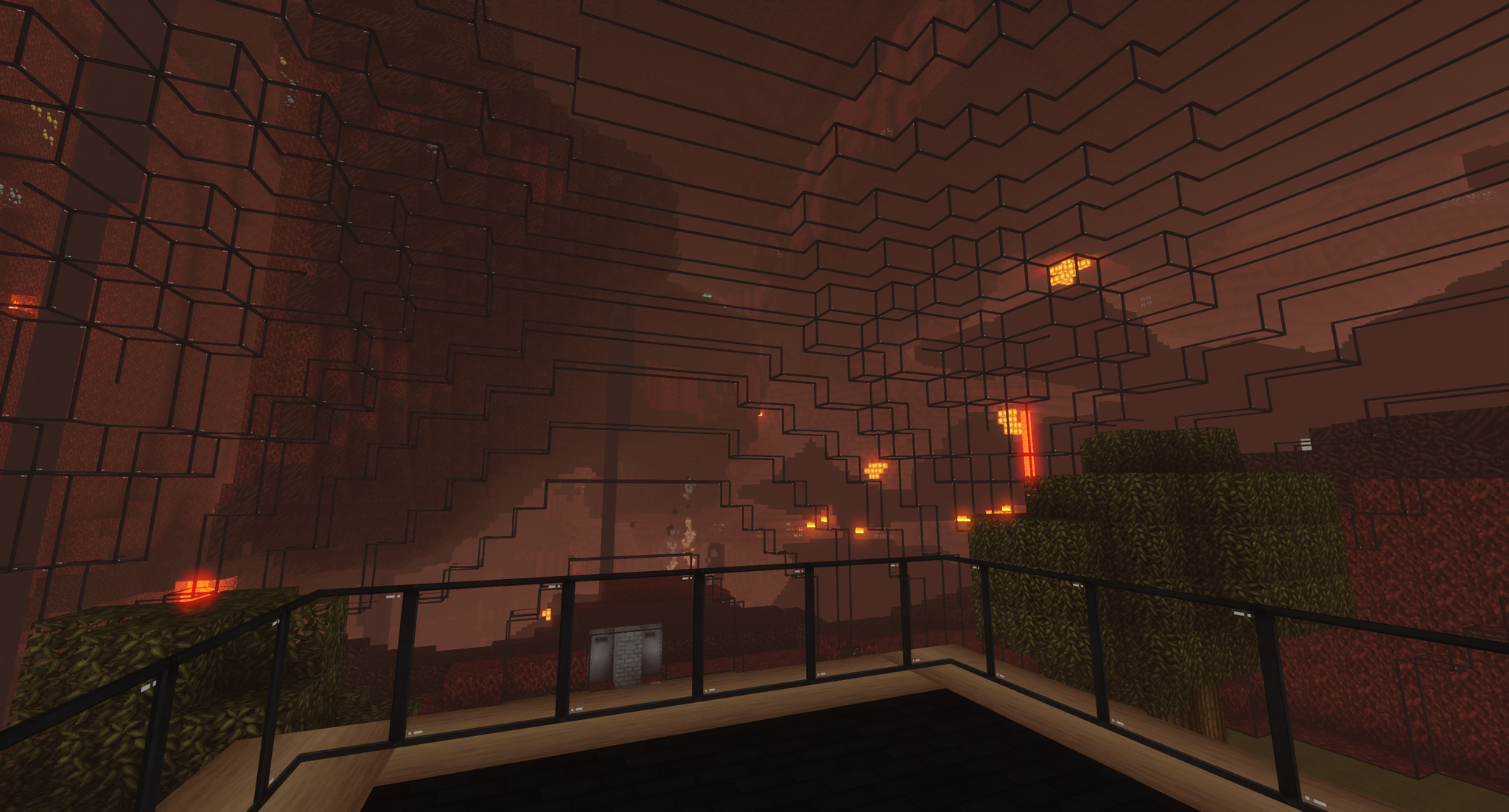 Im Nether kannst du dich auf gefährliche Expeditionen begeben.