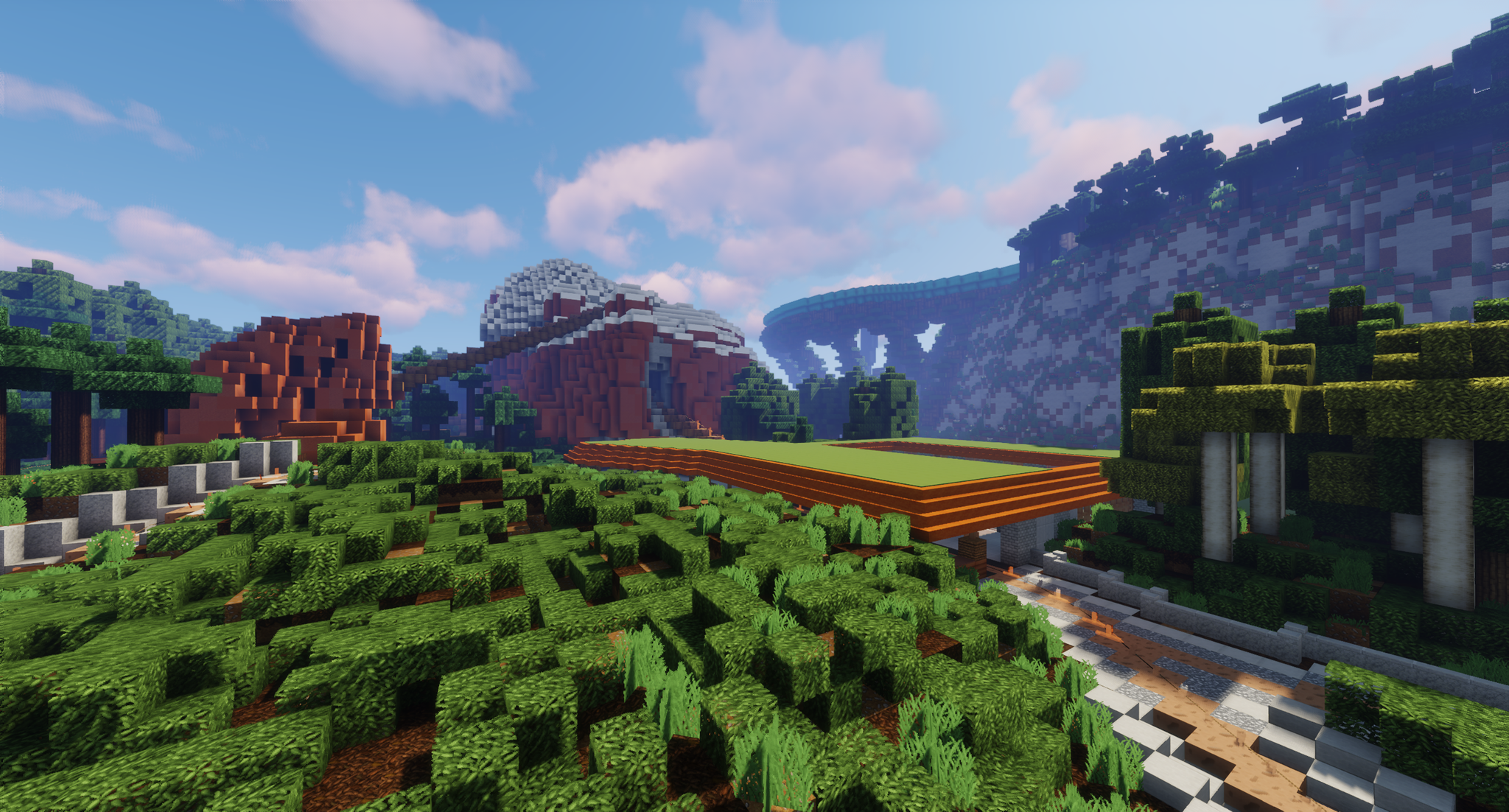 Mit Woodieland gibt es Zutritt zu einem Freizeitpark der noch nie so in Minecraft existierte. 