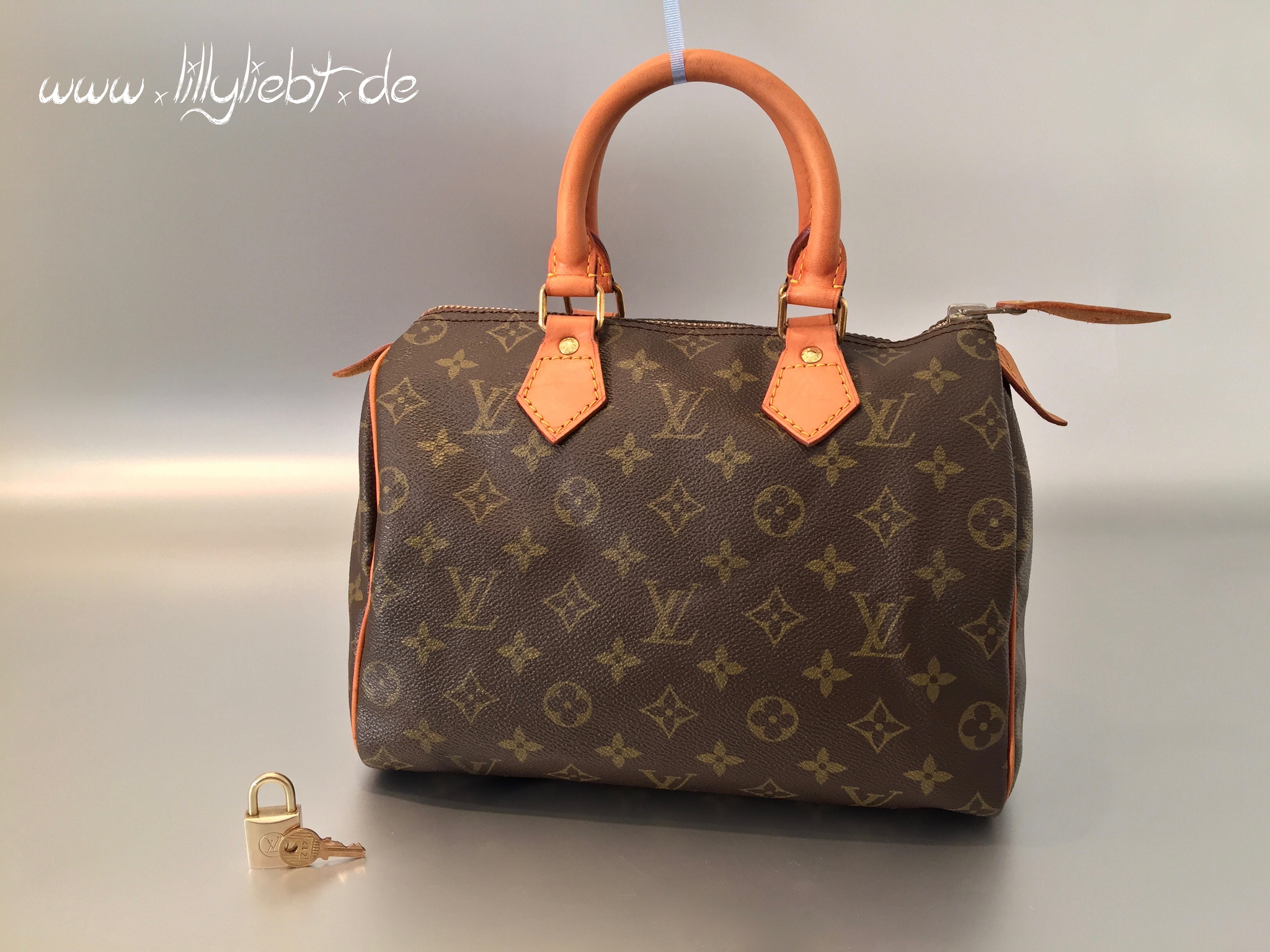 Louis Vuitton Monogram Canvas Speedy 25 Vintage Ankauf Verkauf Second Hand Designertaschen und Accessoires