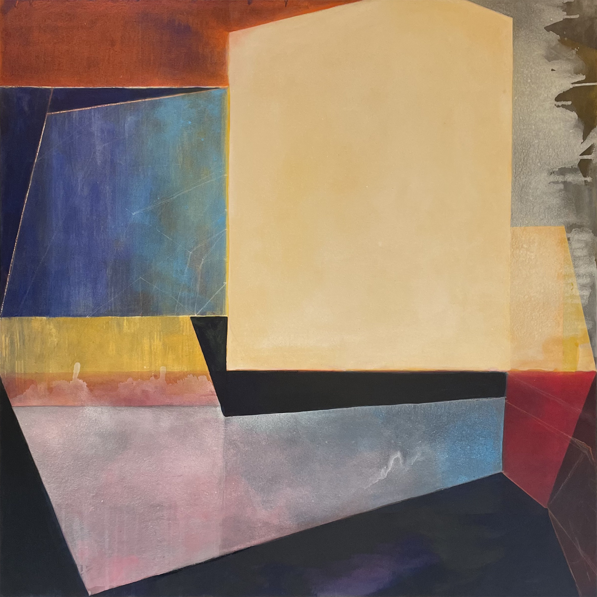 a-lloc_01 . Acrílica . 140x140 cm.