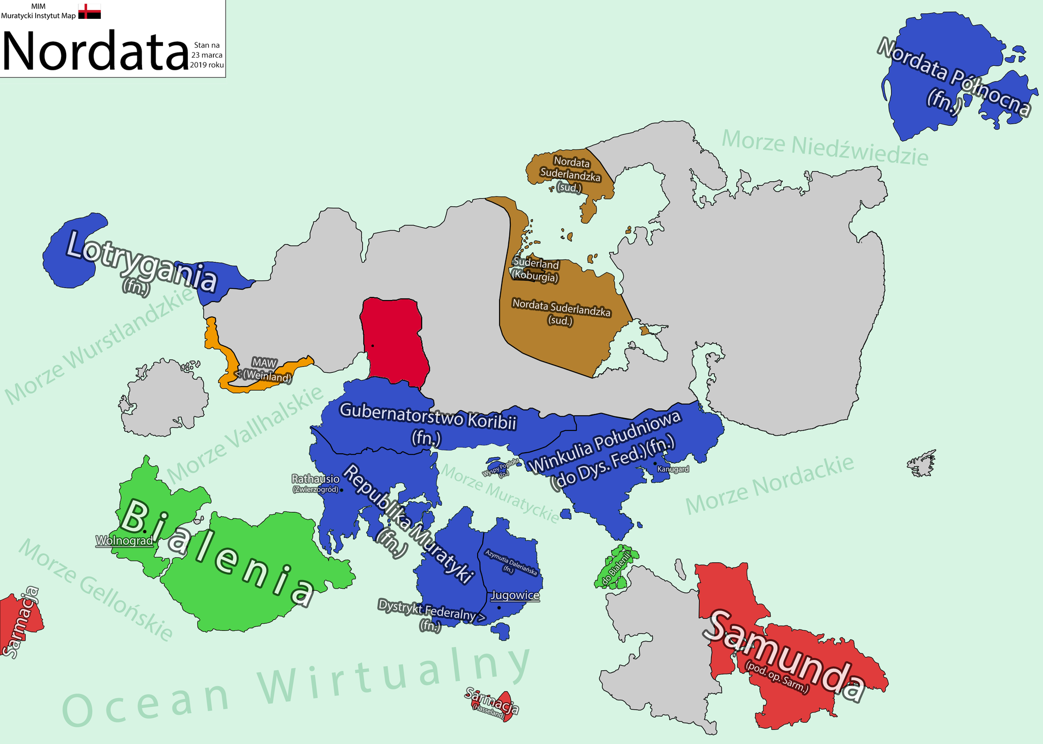 Mapa Magnifikatu z 23 marca 2019 r. Źródło: Muratycki Instytut Map