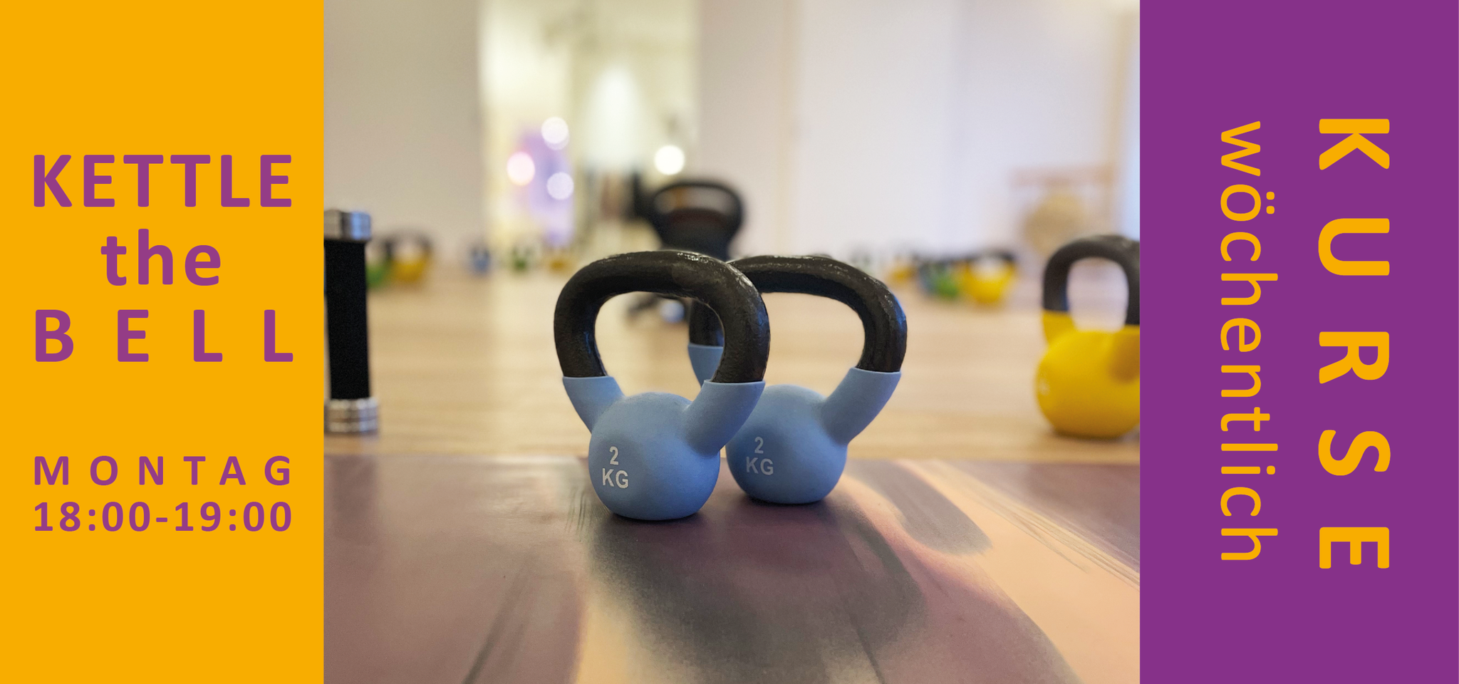 KETTLE the BELL, YOGA mit KETTLE BELLS, jeden Montag um 19:00h!