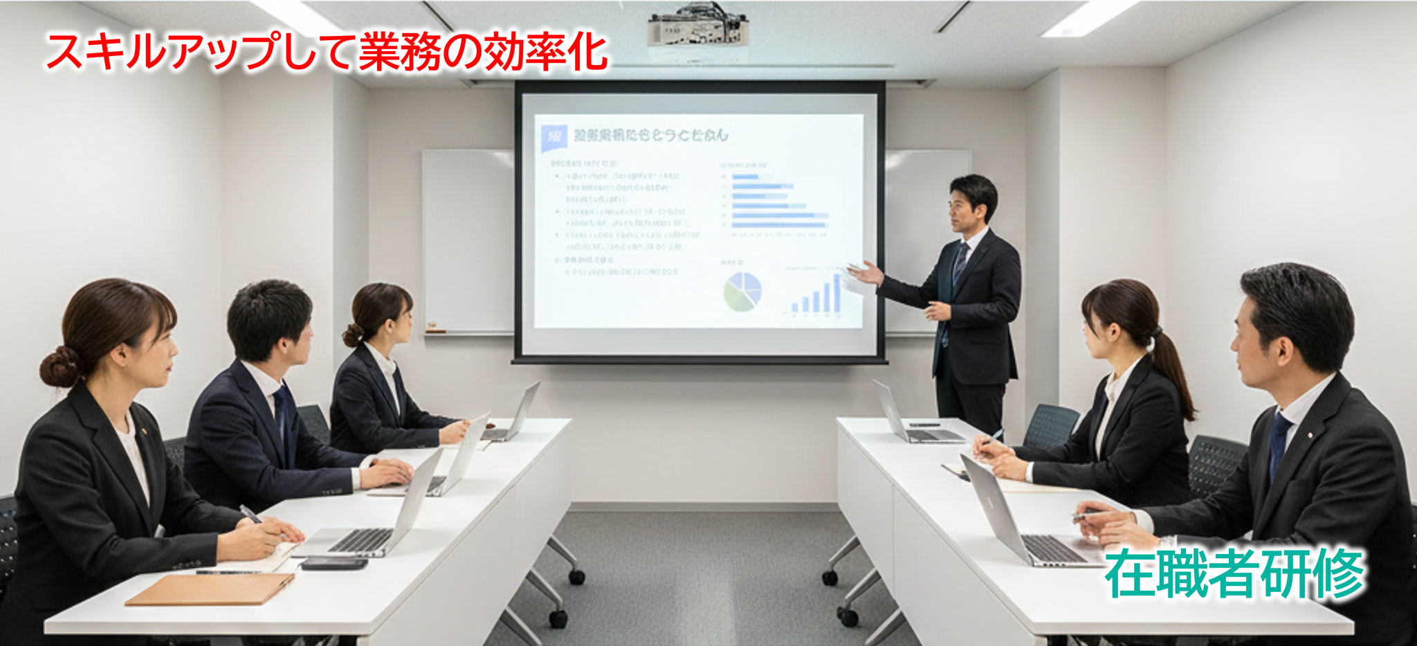 スキルアップして業務の効率化