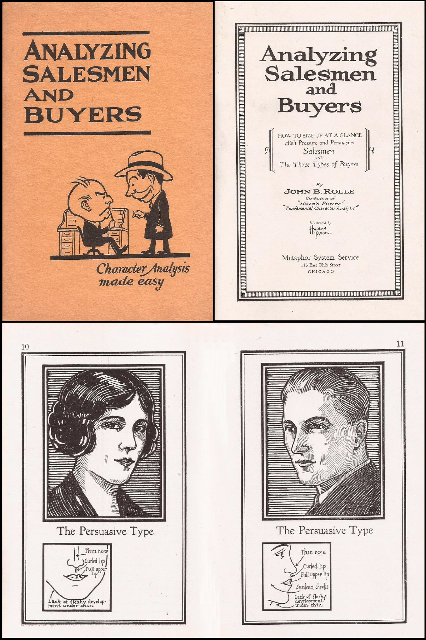 Illustrationen für ANALYZING-SALESMEN-AND-BUYERS von John B. Rolle, 1925