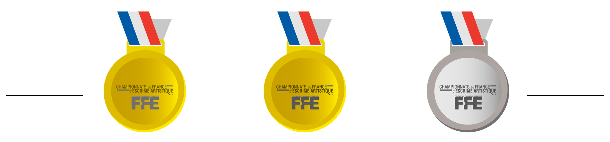 Double champion de France & vice-champion de France d'Escrime Artistique 2020