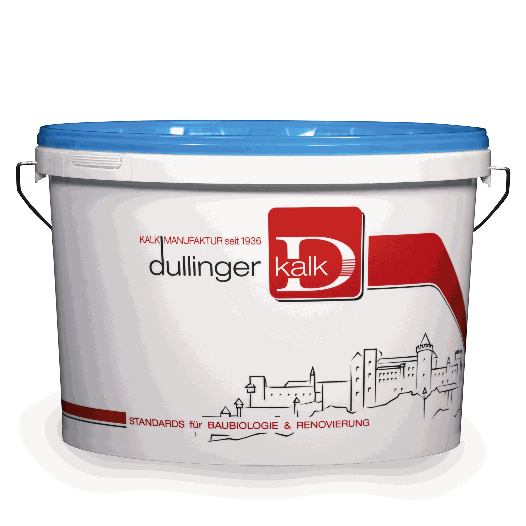 Dullinger Arctic Sumpfkalkfarbe im Eimer
