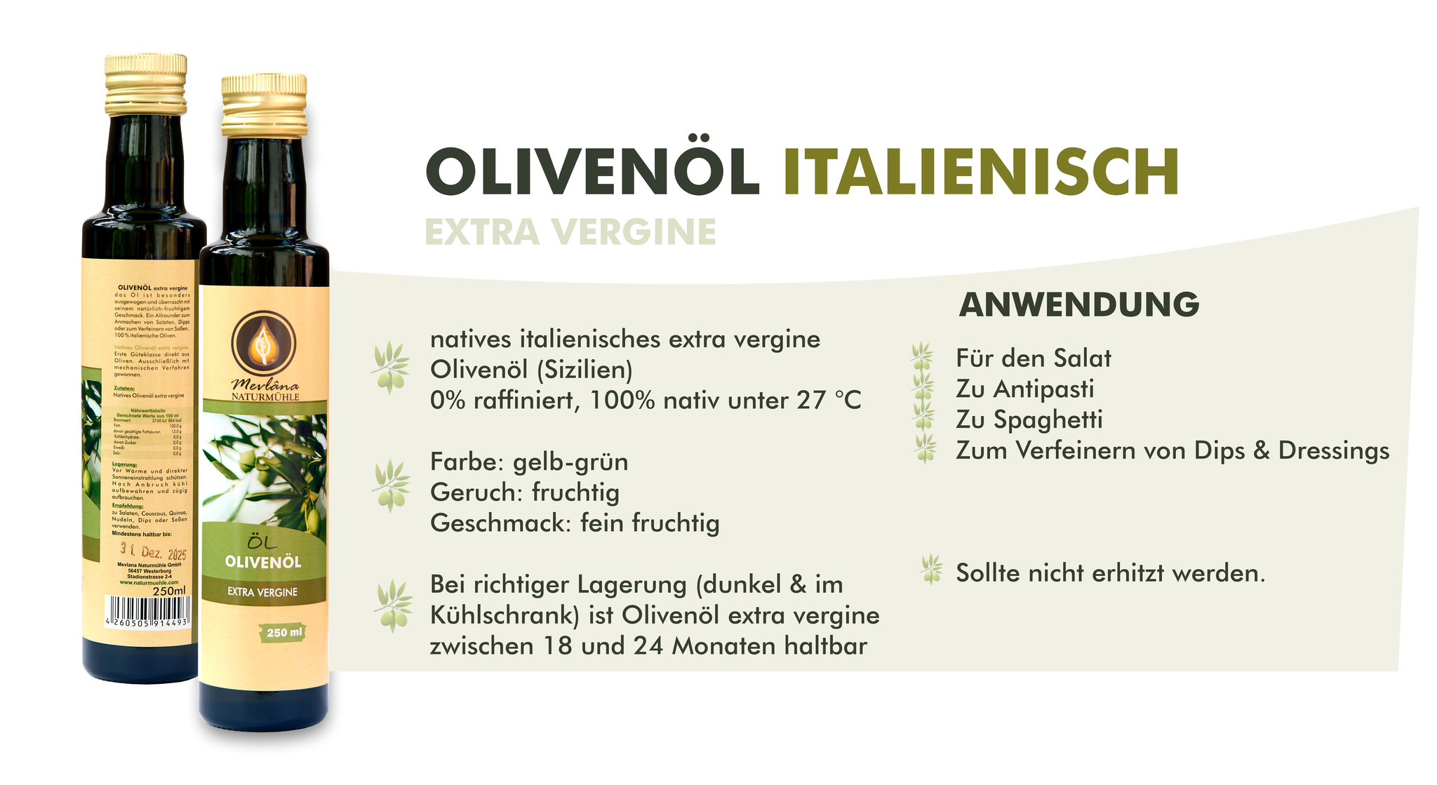 Olivenöl extra vergine kaufen
