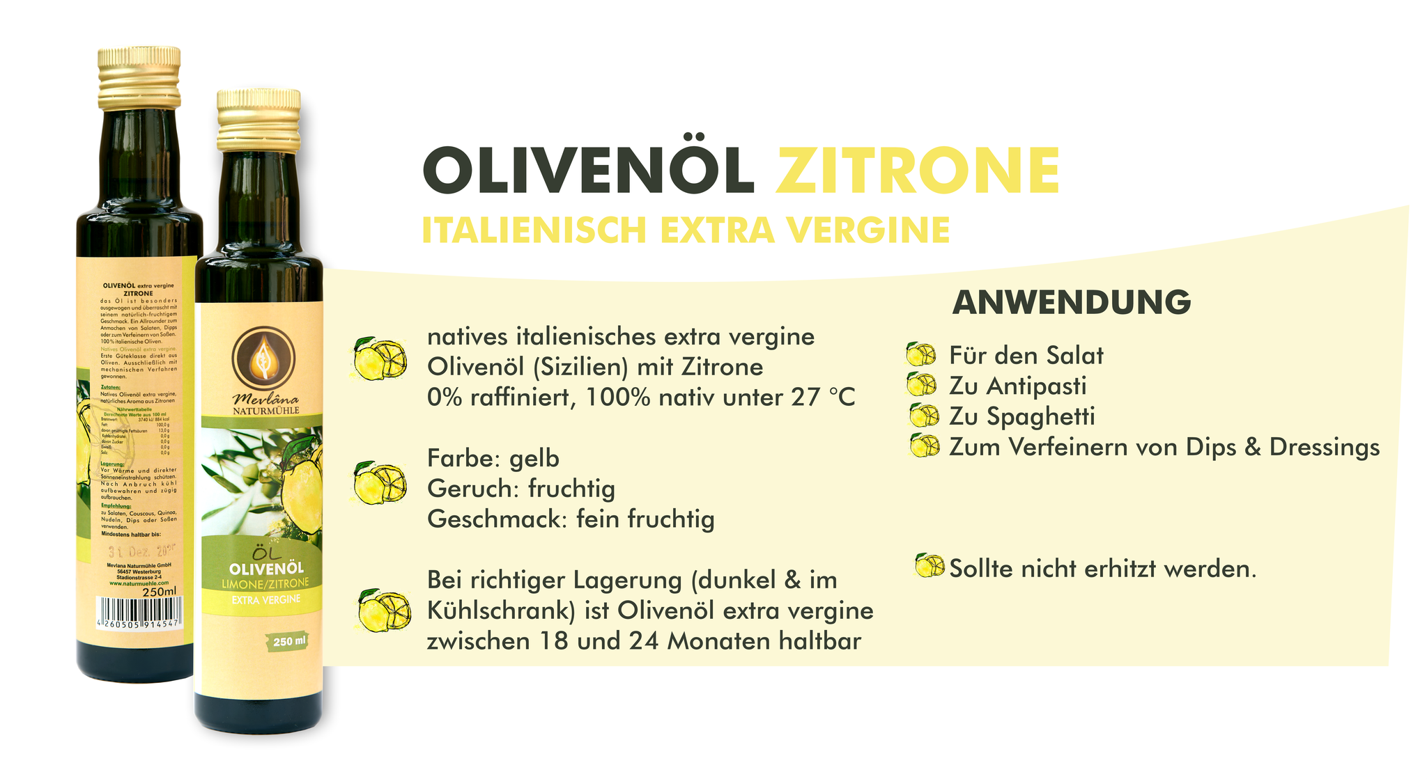 Olivenöl-Zitrone kaufen