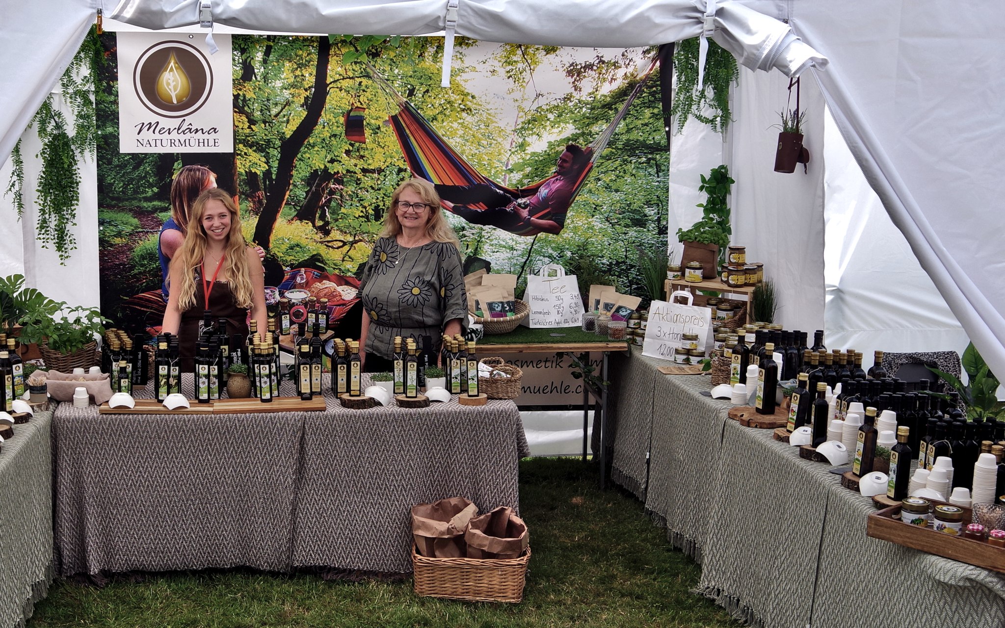 Verkaufsstand, Produktpräsentation