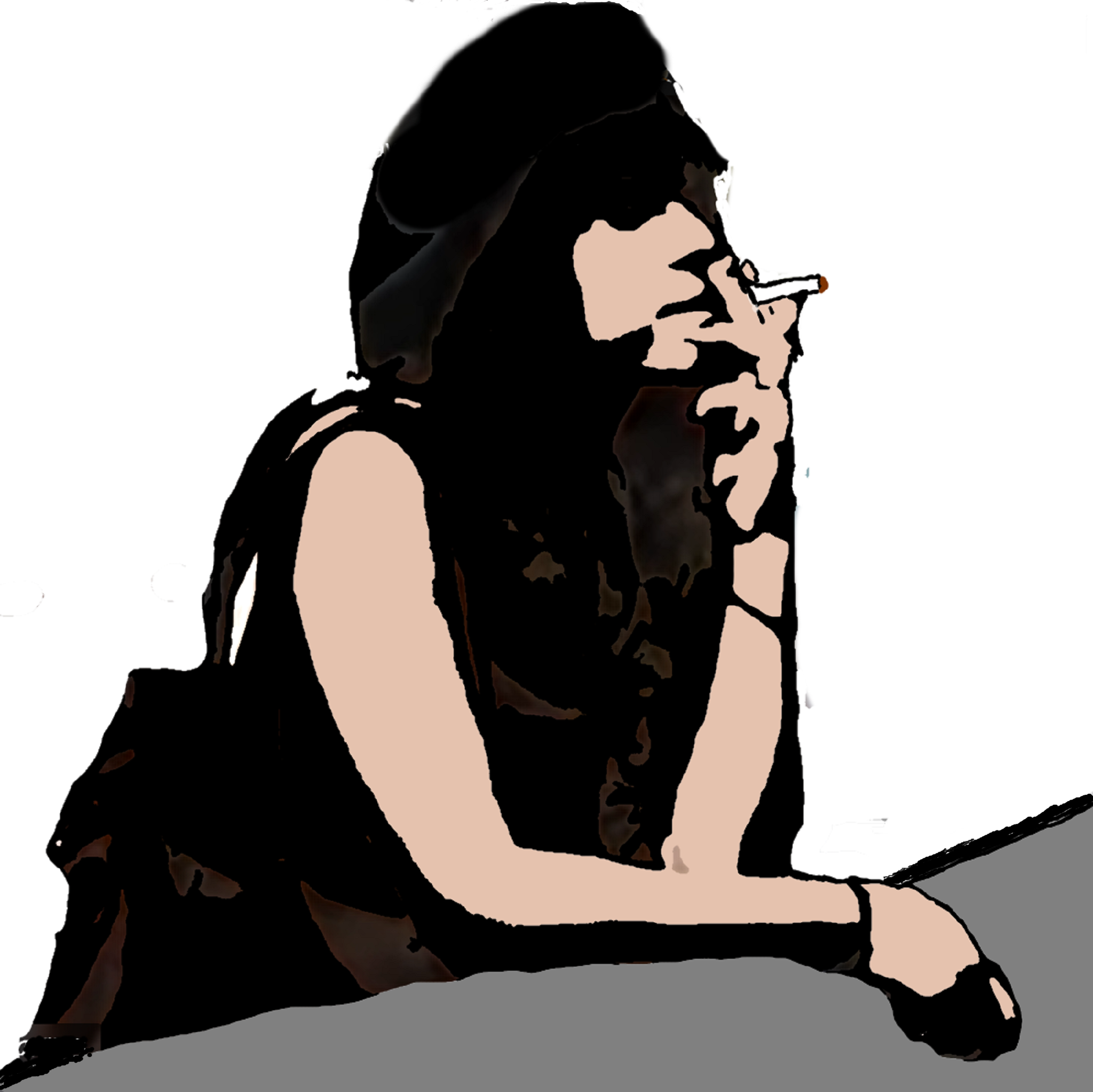 girl smoking