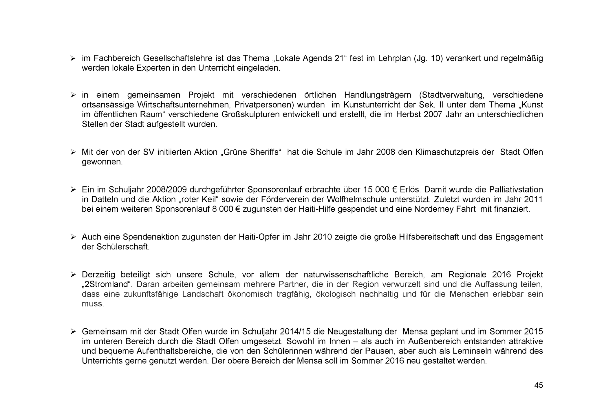 Wir über Uns Wolfhelmschule Gesamtschule Der Stadt Olfen