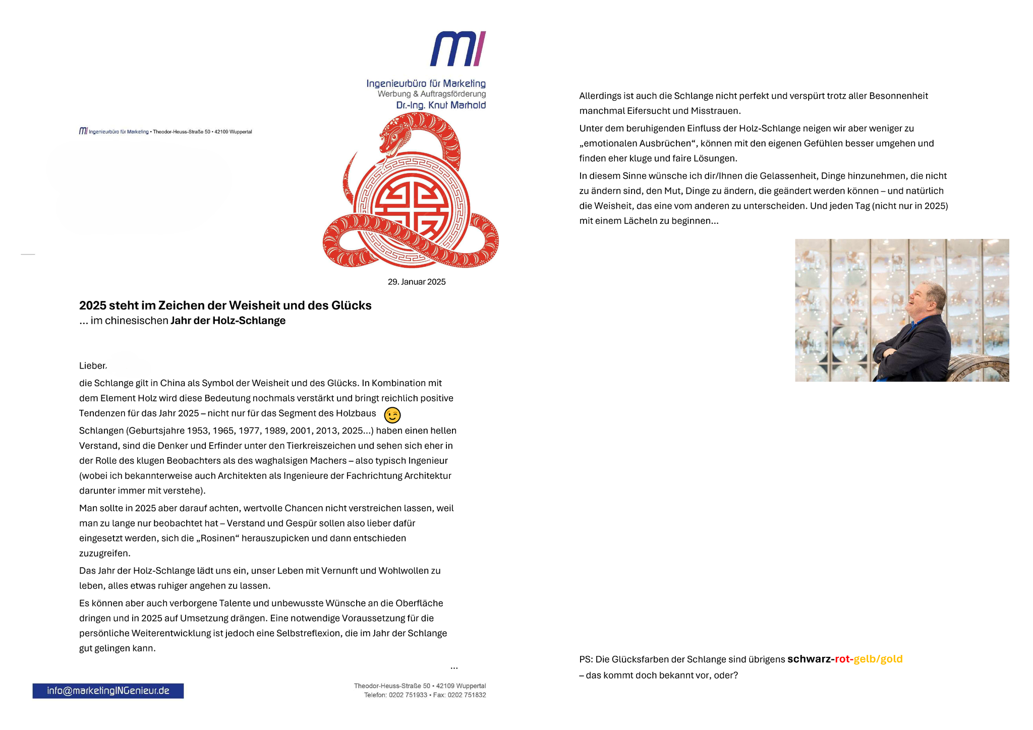 marketingINGenieur zum Chinesischen Neujahr 2025