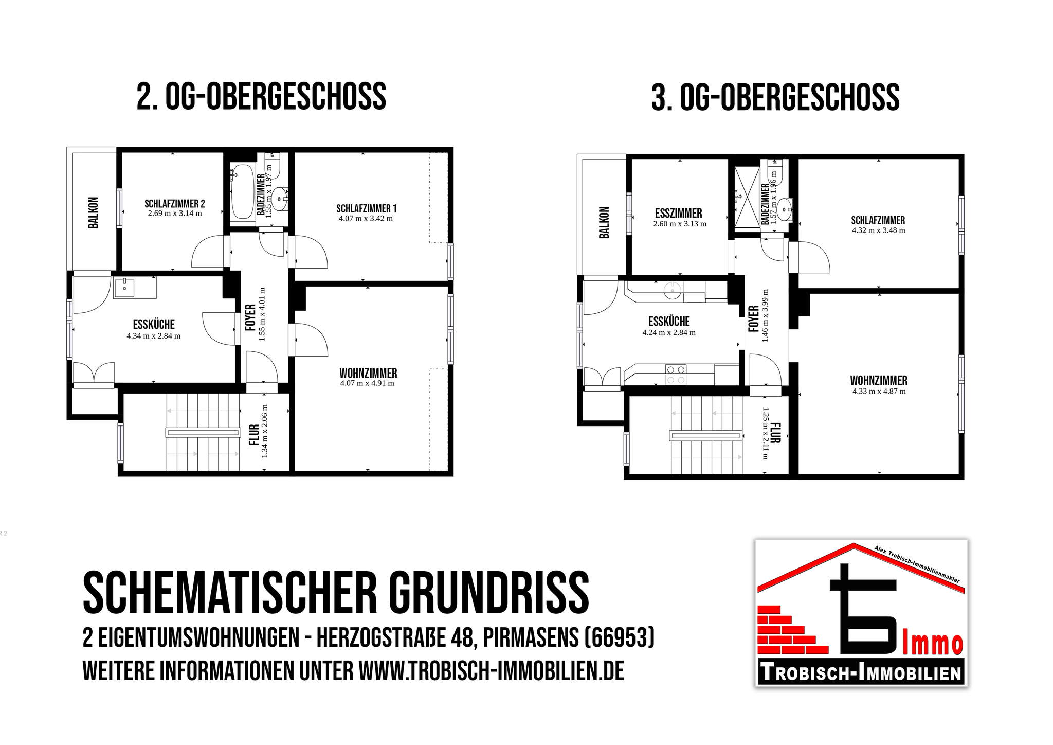 Schematischer Grundriss