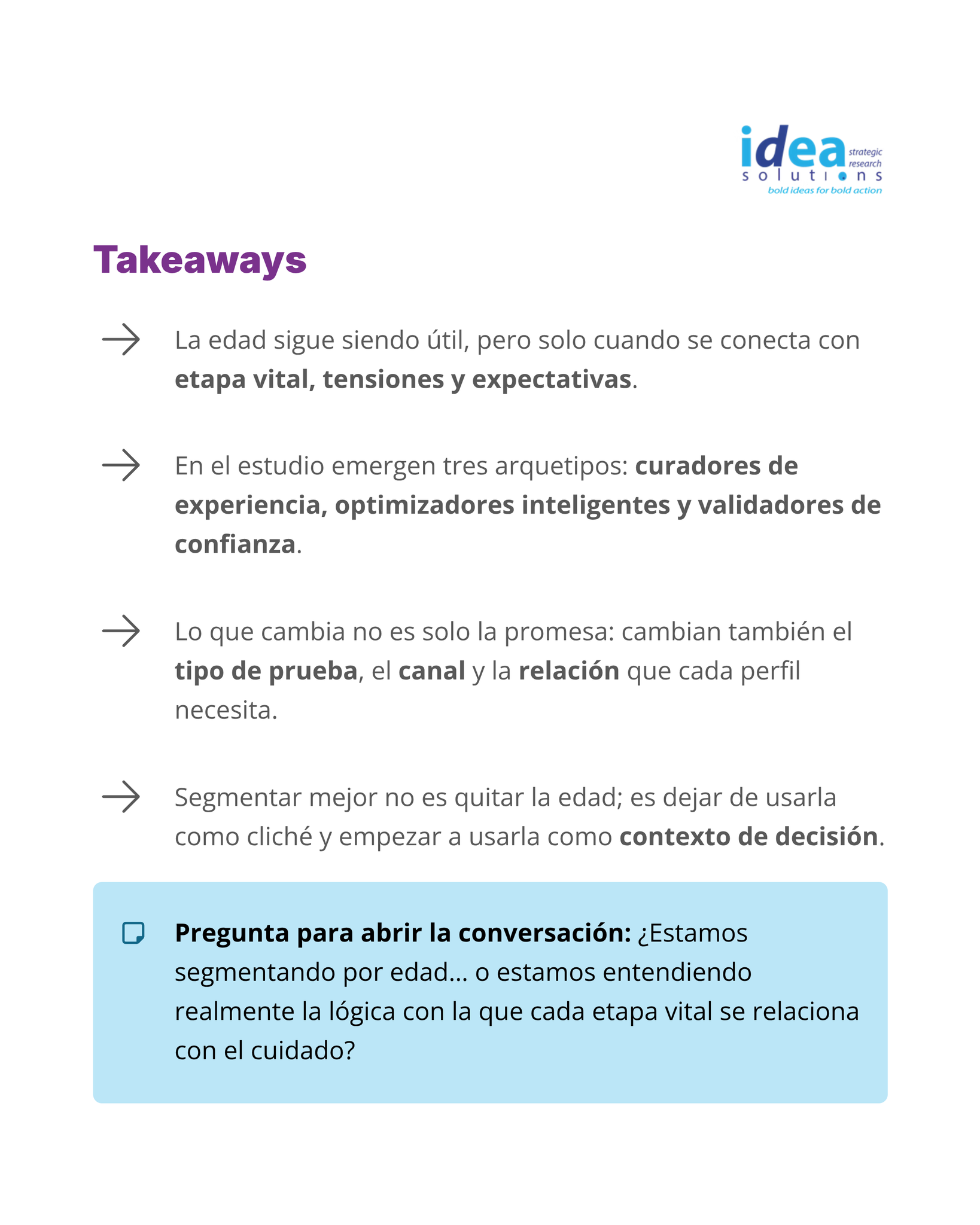 10. Takeaways