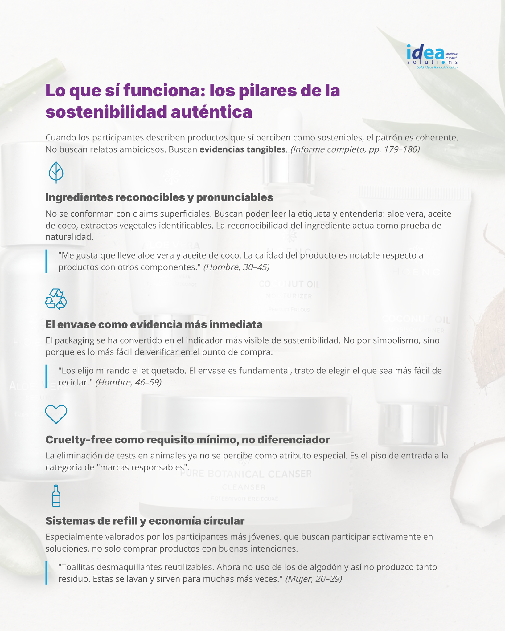 7. Lo que sí funciona: los pilares de la sostenibilidad auténtica