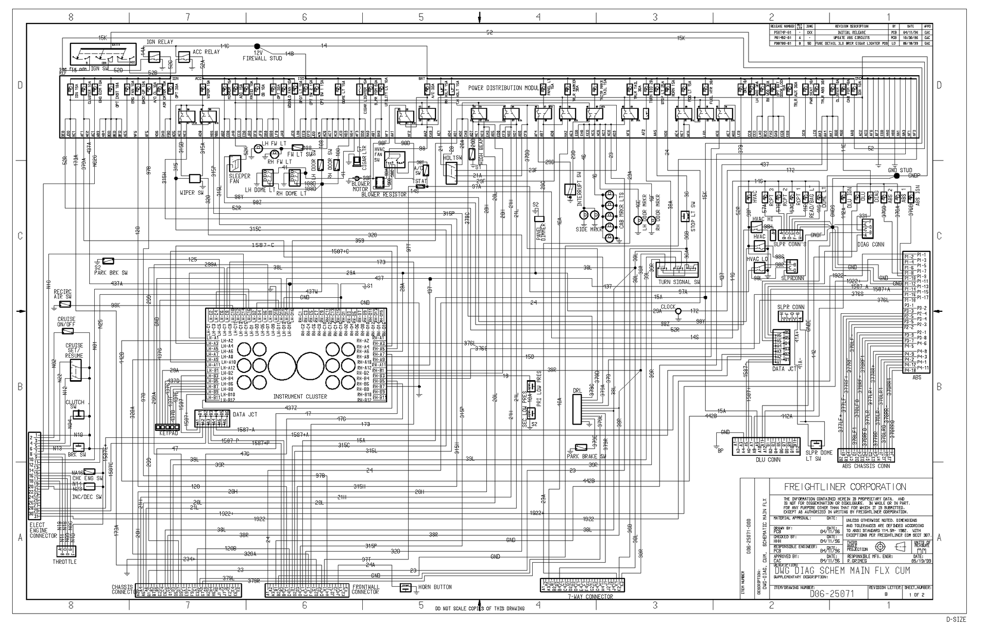 Freightliner Electrical Wiring Diagrams and Schematic Diagrams - Free