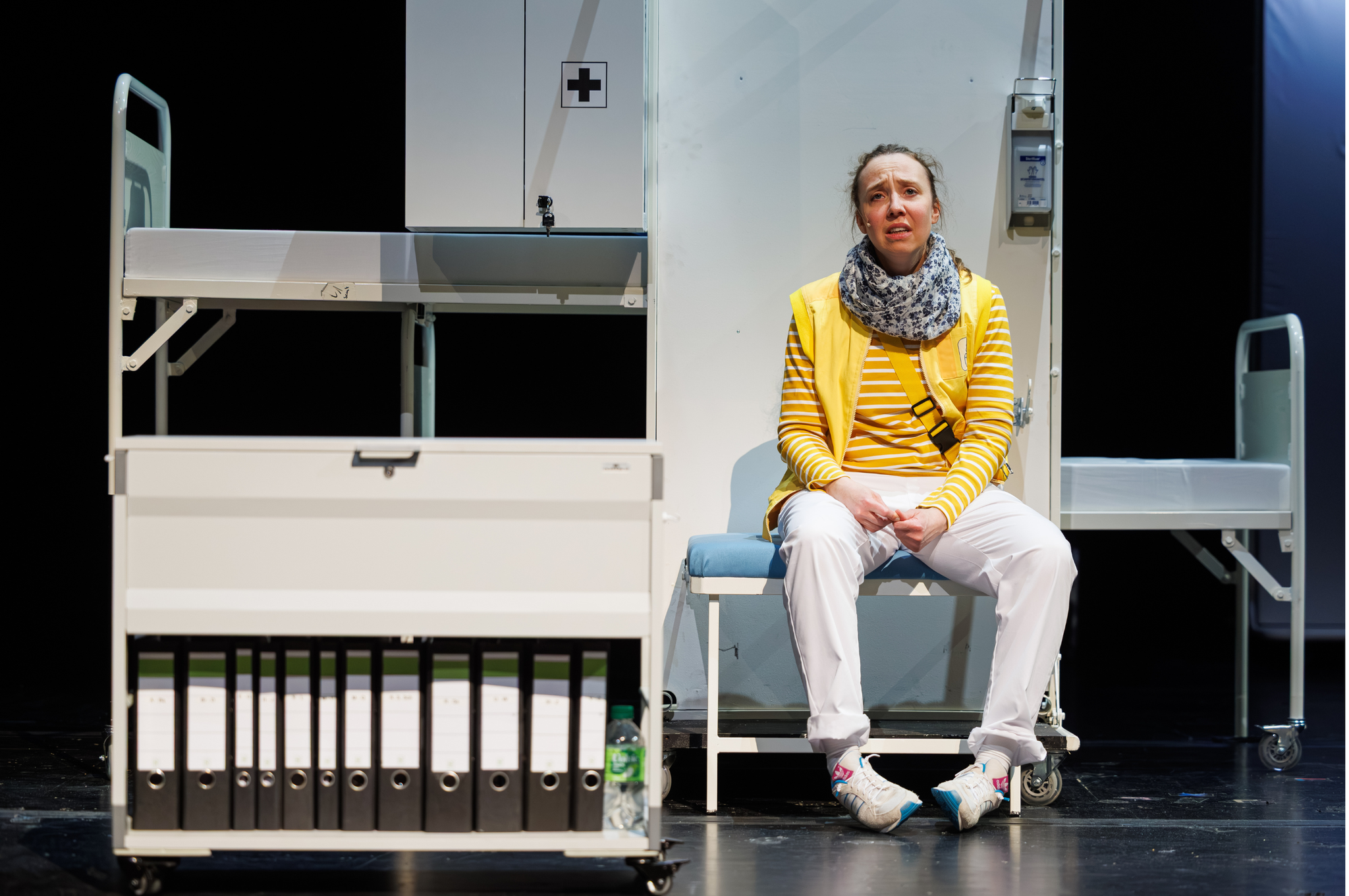 Marion Wulf als "Eva Neuwirth" in STIMMEN IM KOPF © Tim Müller