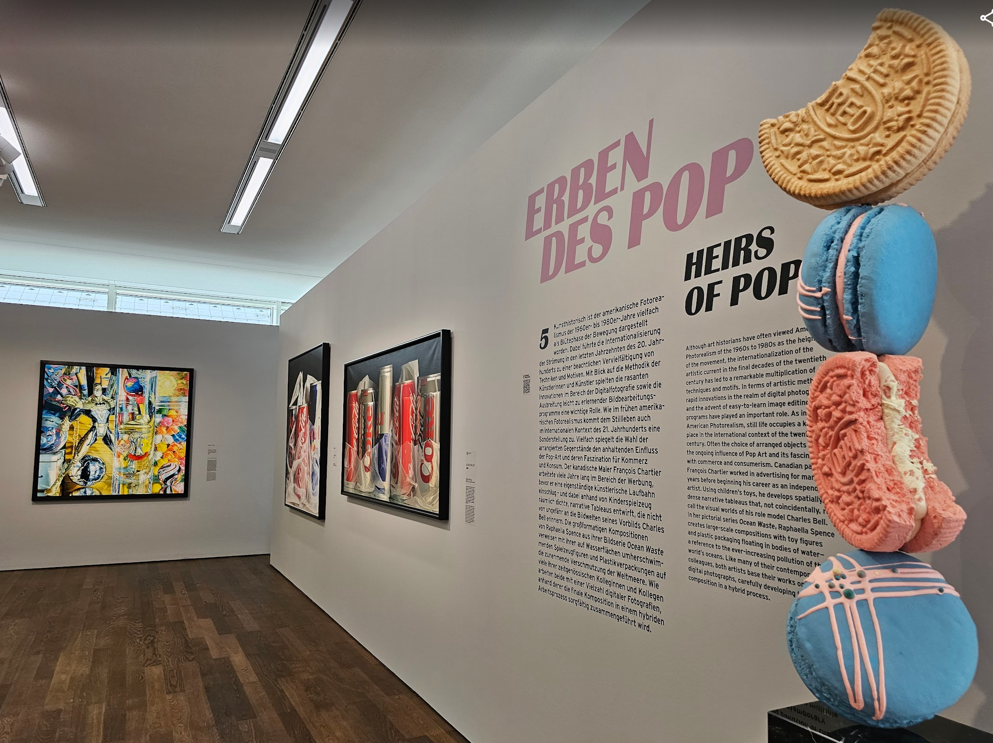 Ausstellungsansicht "Wettstreit mit der Wirklichkeit"