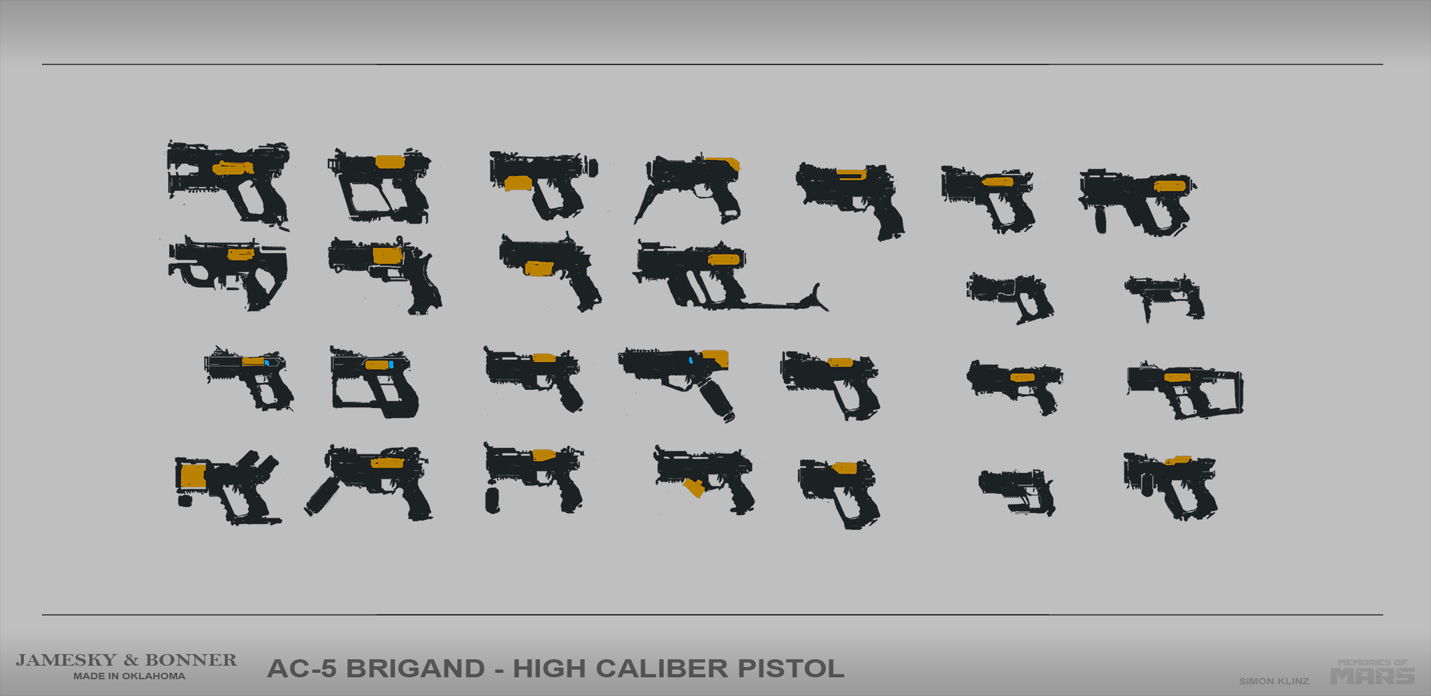One handed shotgun pistol concepts.