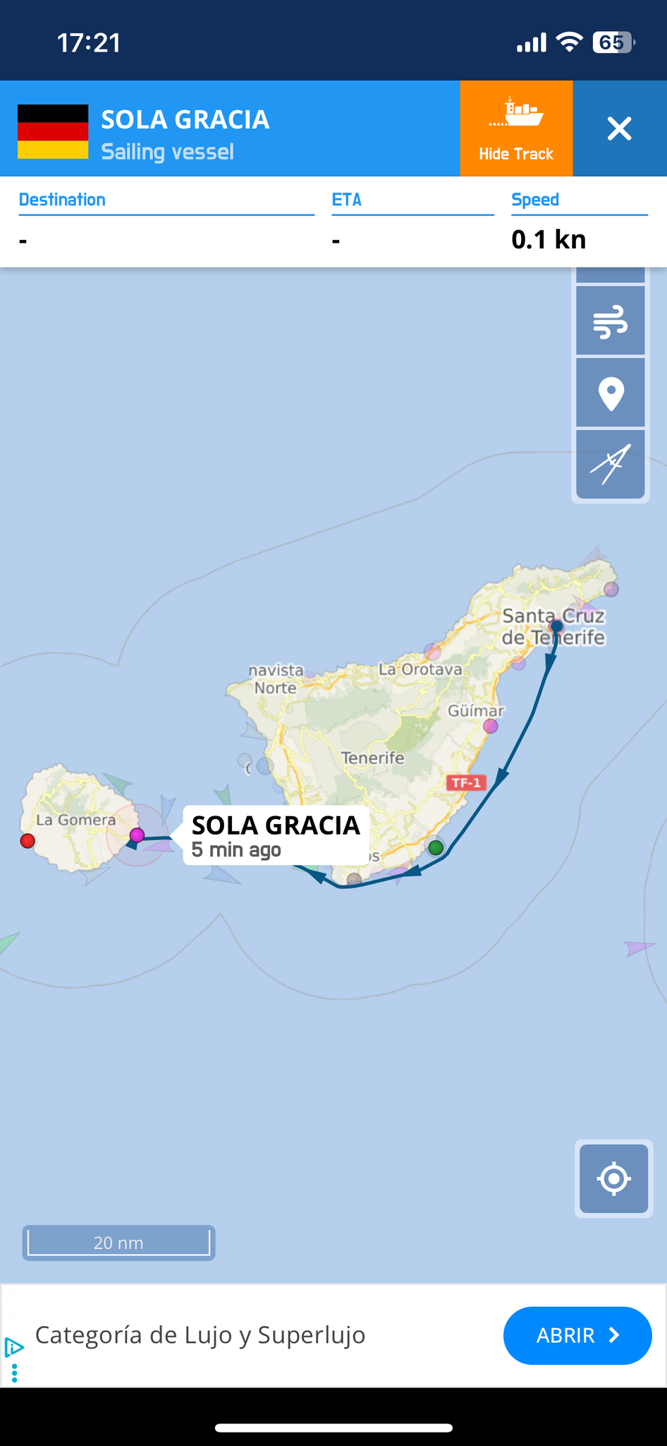 die Fahrt nach La Gomera