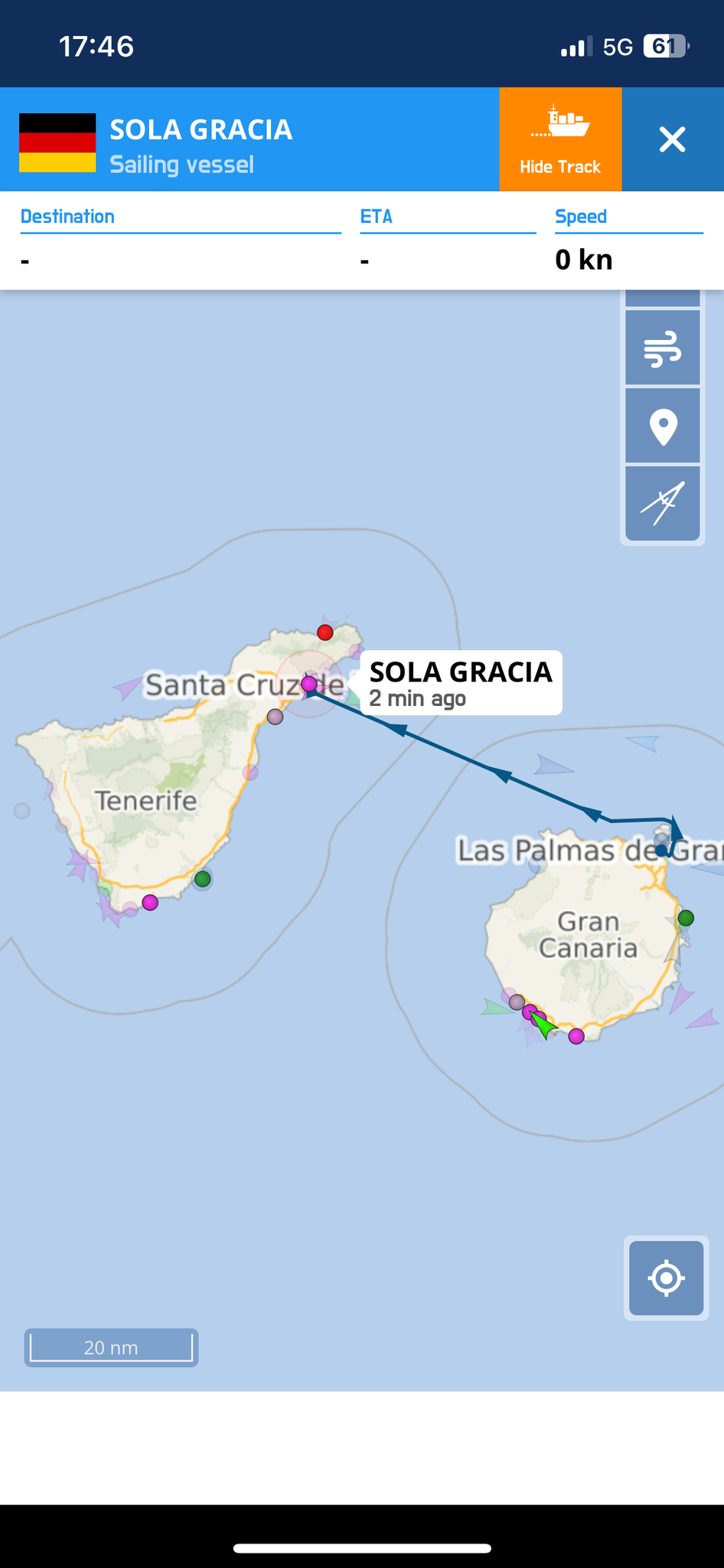 die Fahrt von Gran Canaria nach Tenerife