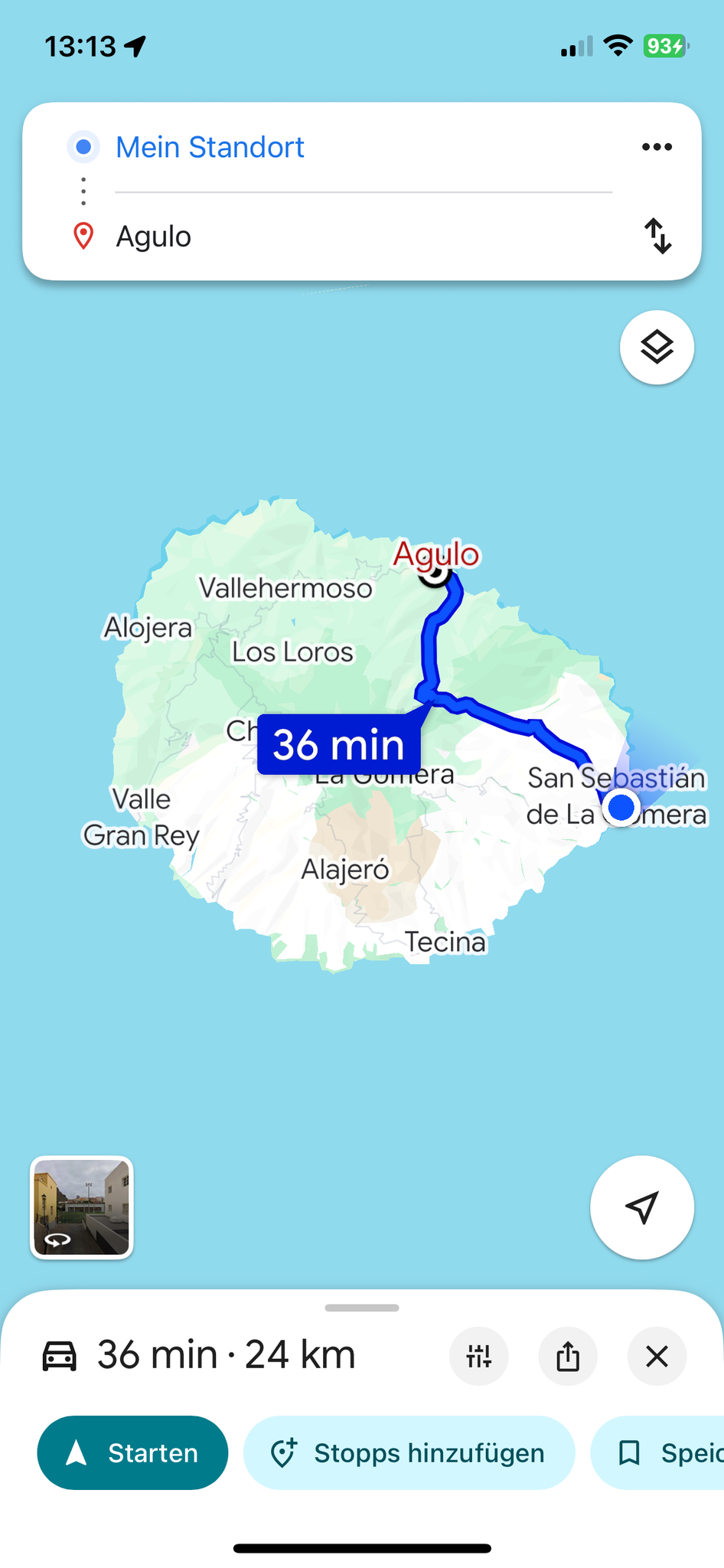 die Fahrt nach Agulo, dem kleinsten Dorf auf La Gomera