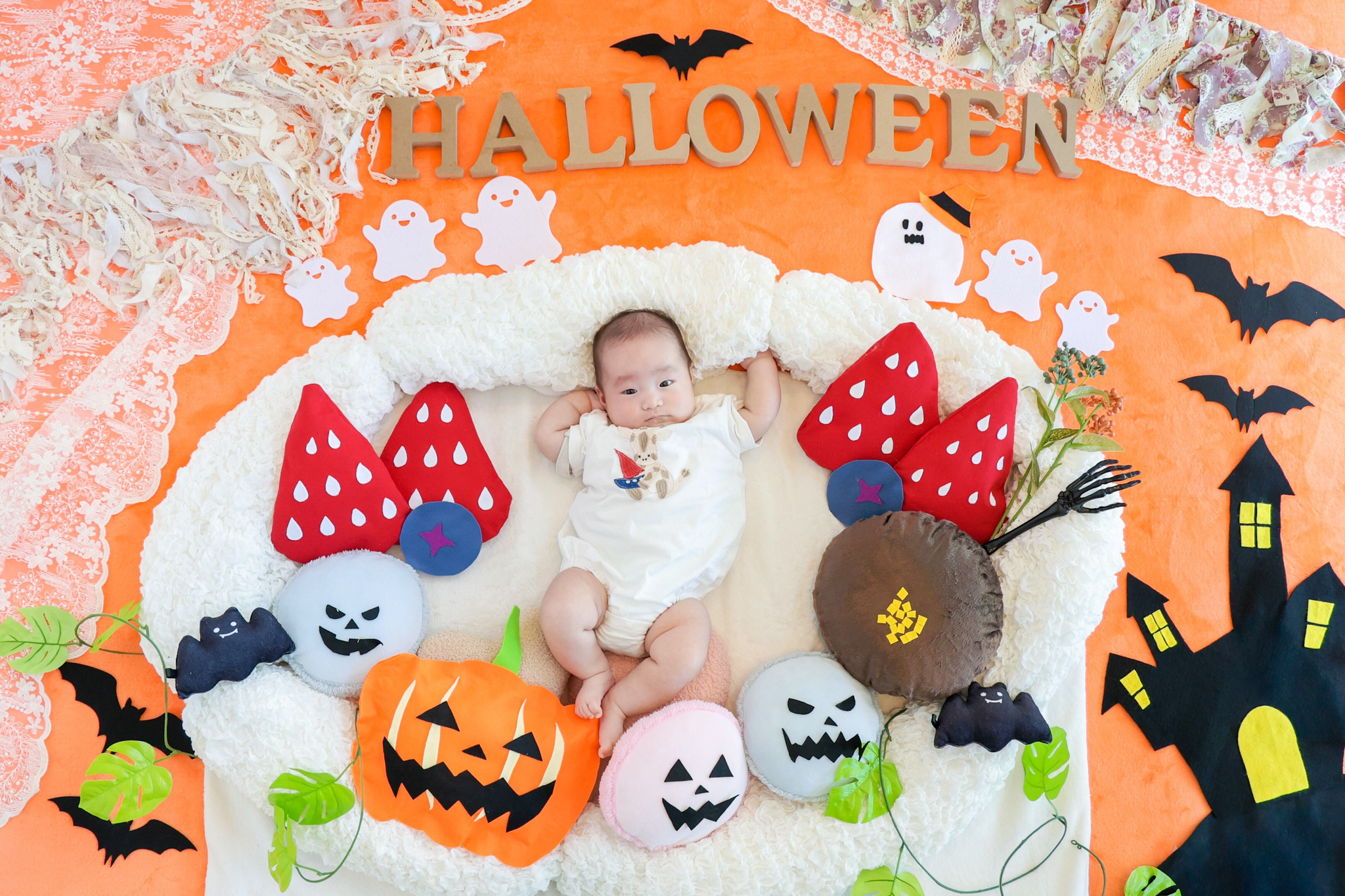 <div style=" font-size:10px; font-weight:bold;"> テーマ「ハロウィンケーキ」<br /></div>