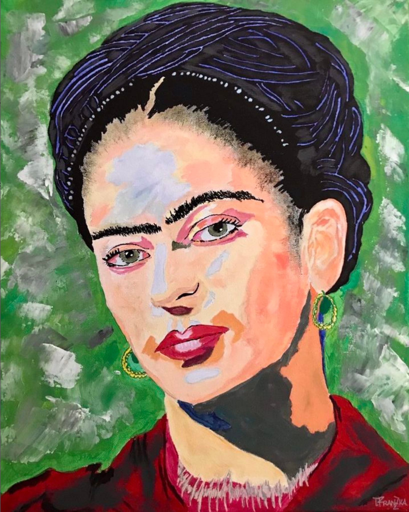 frida kahlo Acryl 50x40cm