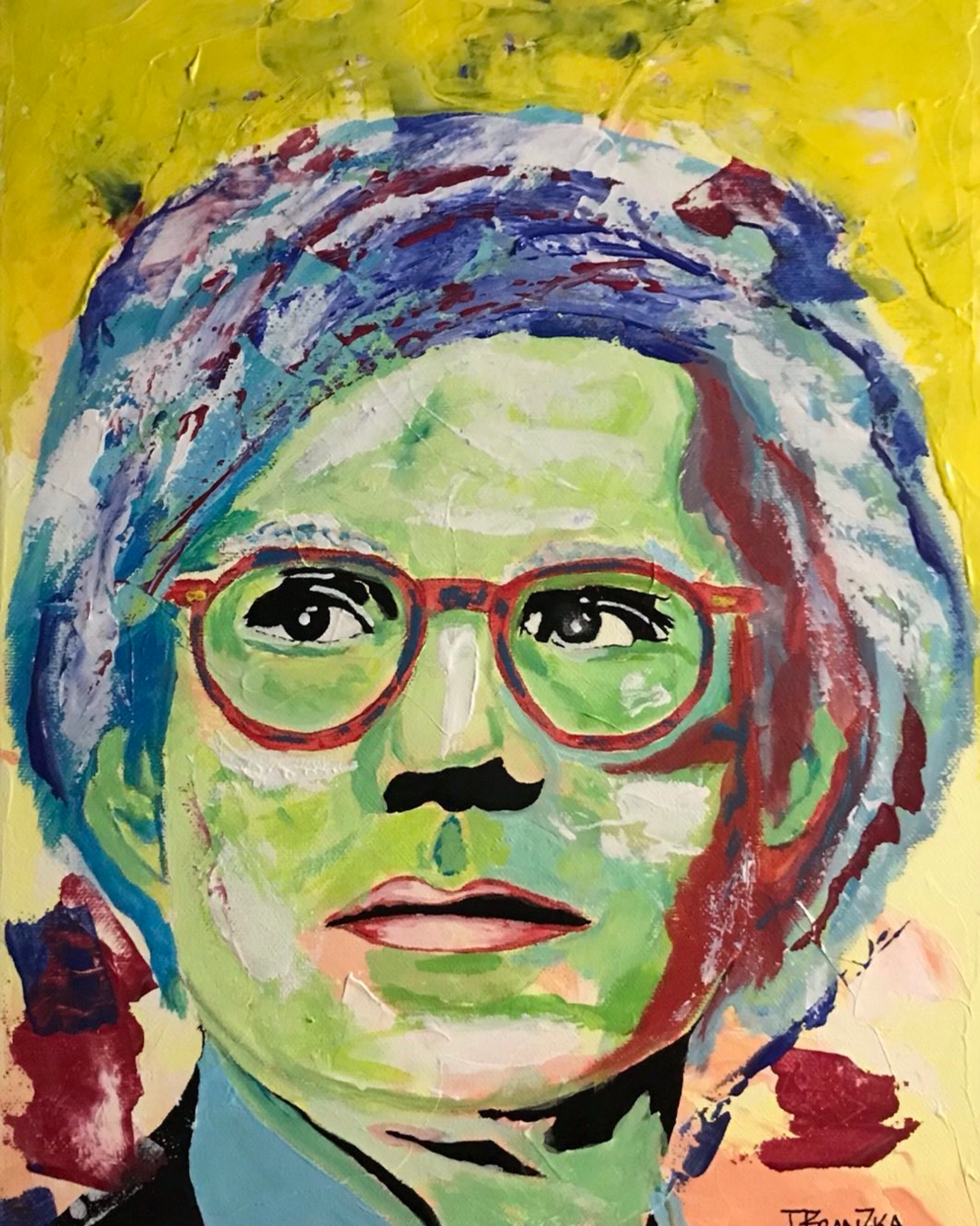 andy warhol Acryl 40x30cm