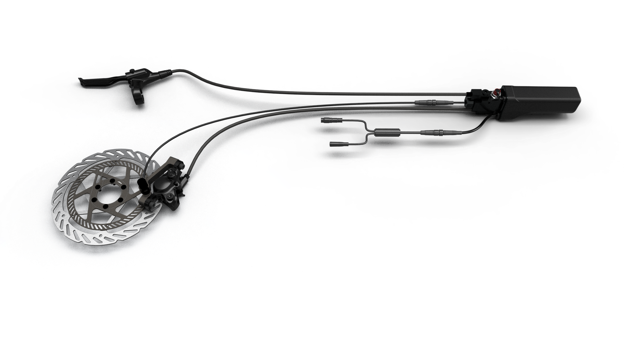 Completely invisible! This is the new generation Blubrake ABS G2 system that includes the hydraulic actuator and the electronic control unit in one single piece.