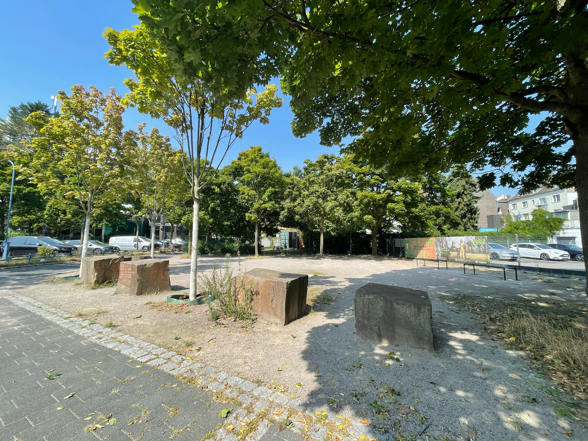 August 2025: Blick auf den Genovevahof