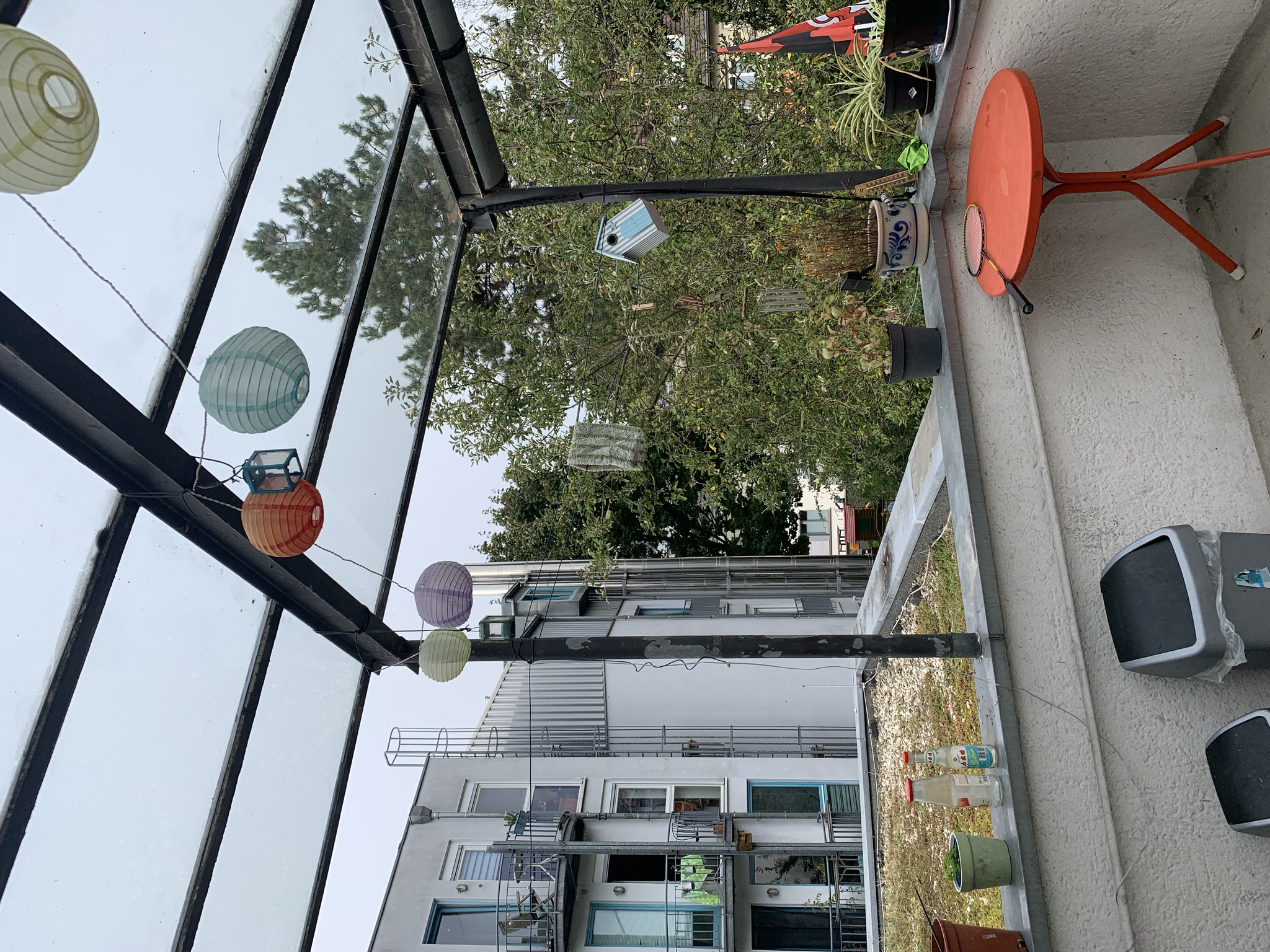 Aussicht vom Balkon der V6