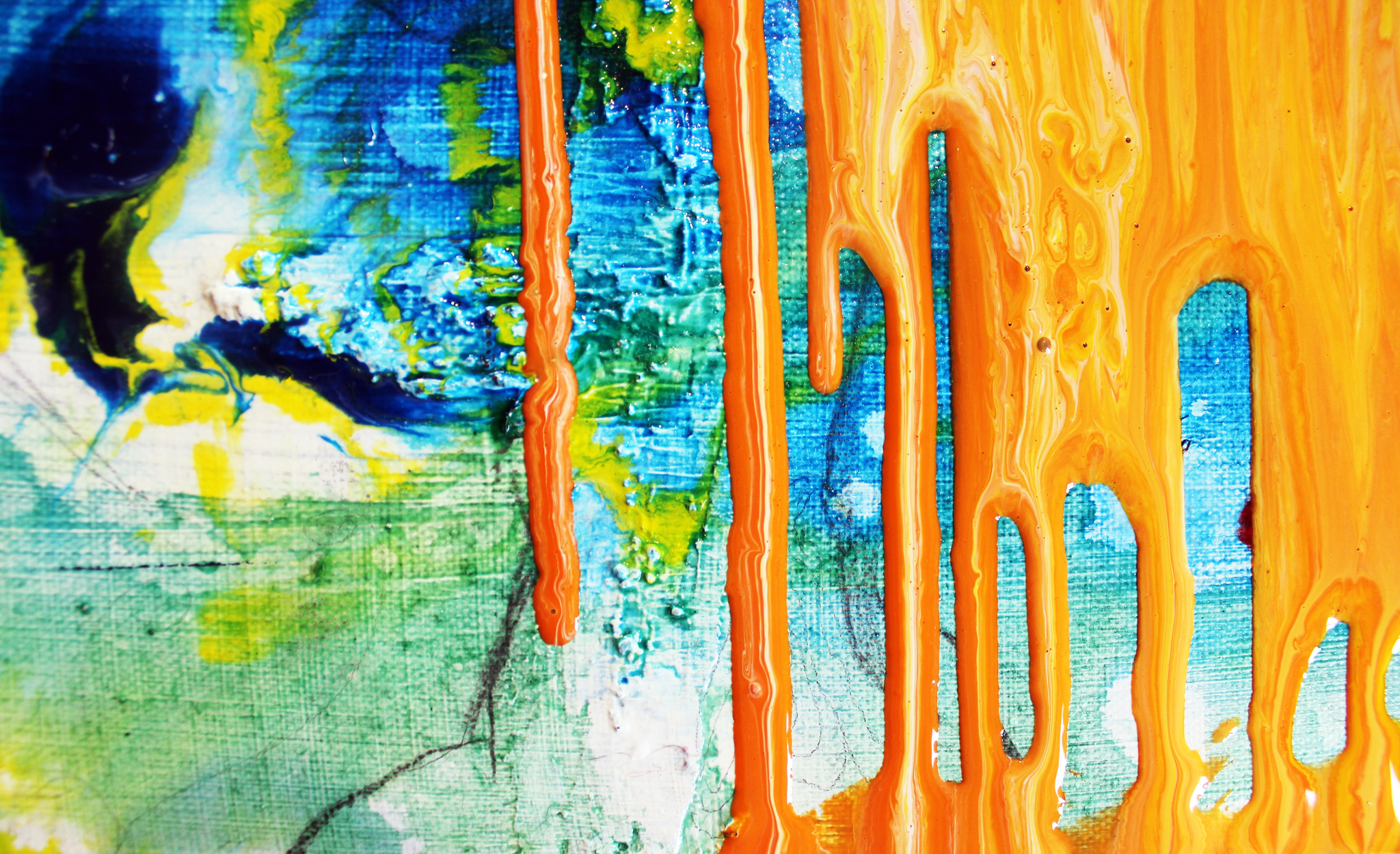© Jasmin Schön; fluid painting 2; mixed art