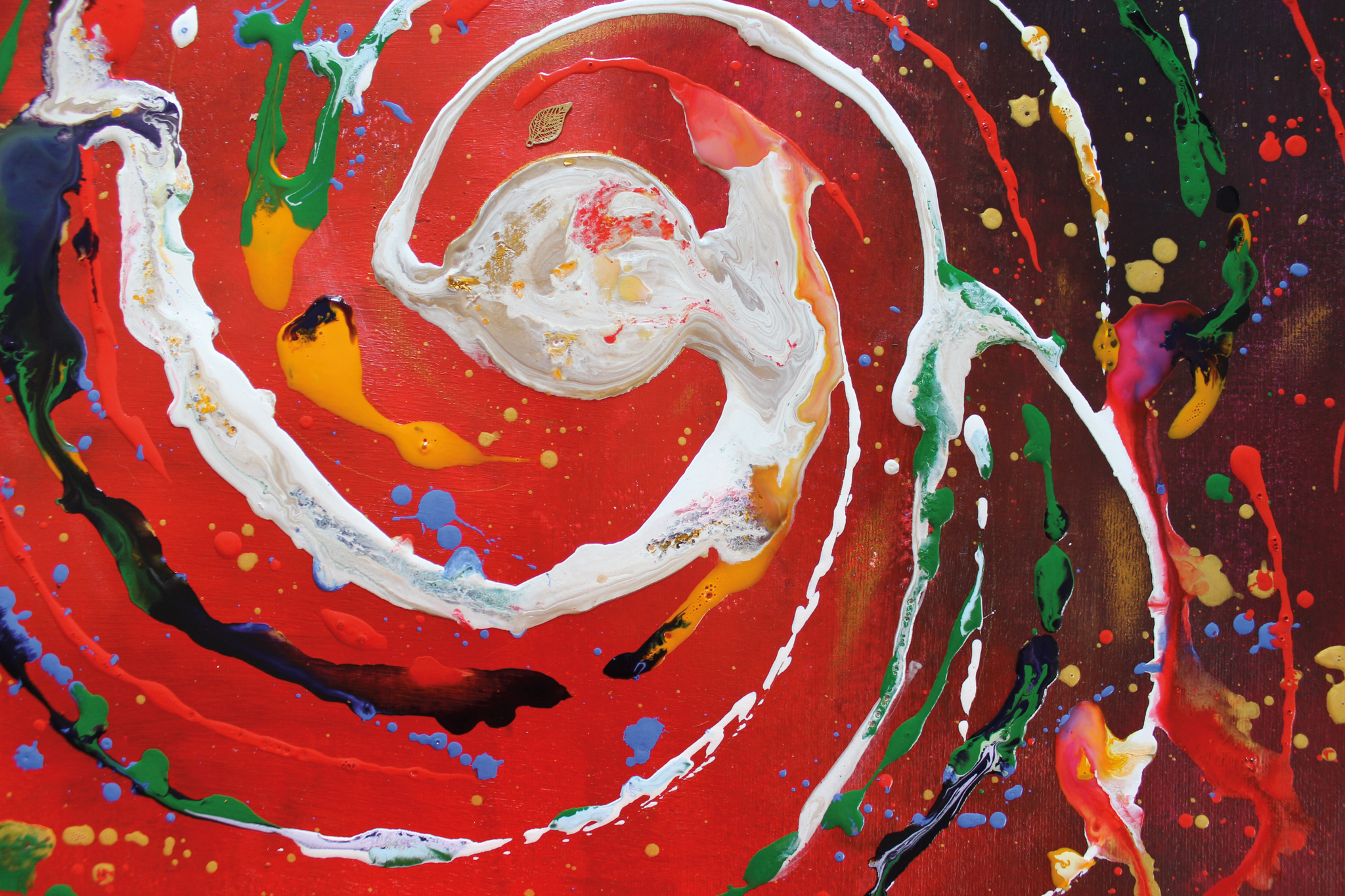 © Jasmin Schön; Bildausschnitt aus "Trust your vibes"; mixed art