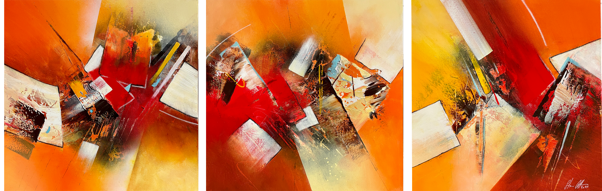 CONNECTED I 150 x 50 cm