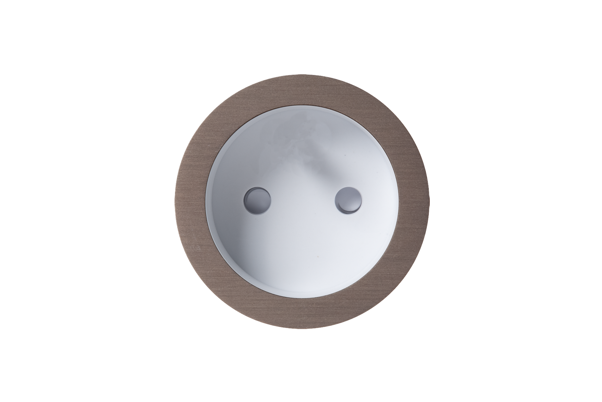 dark bronze | white cup