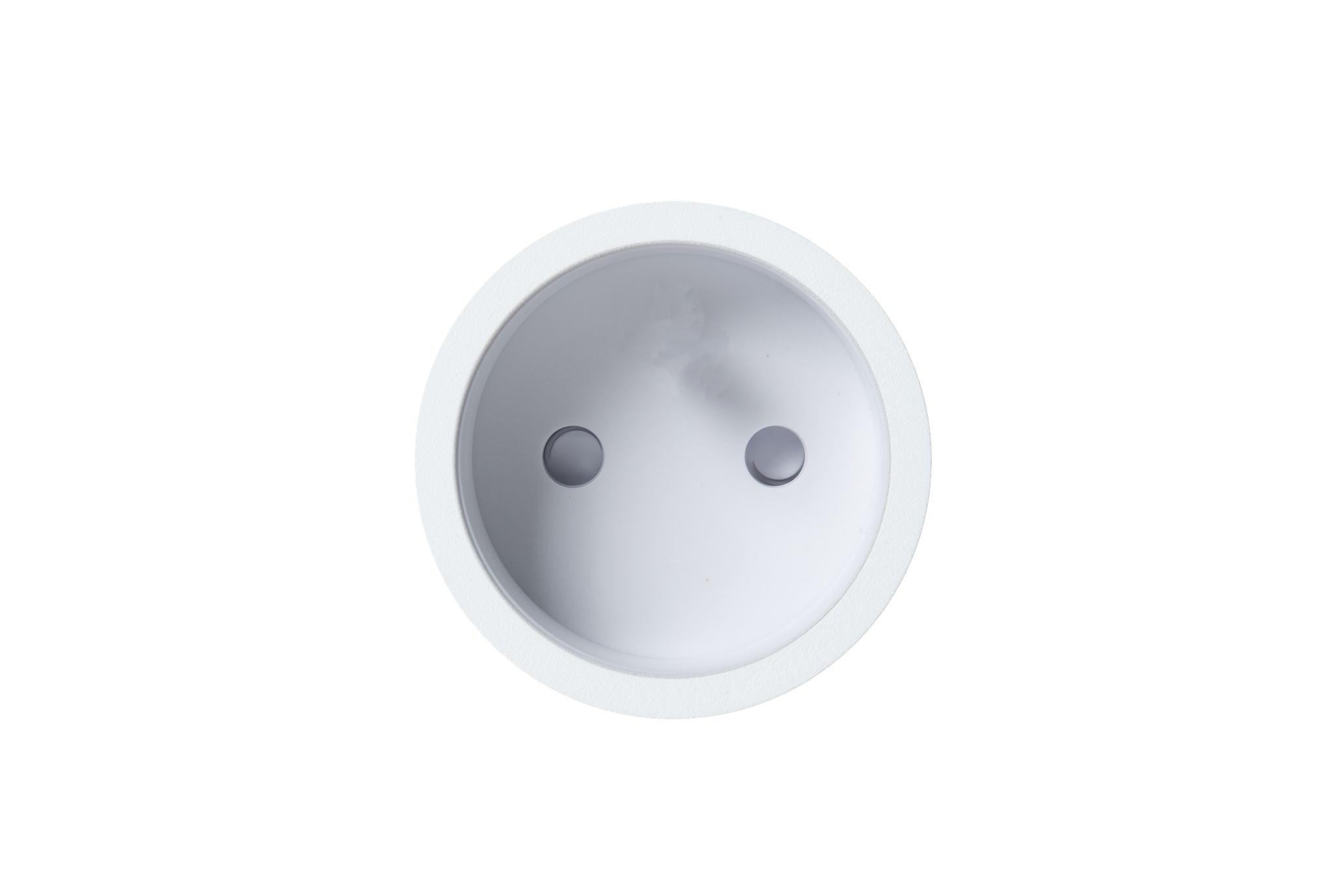 trimless | white structure | white cup 