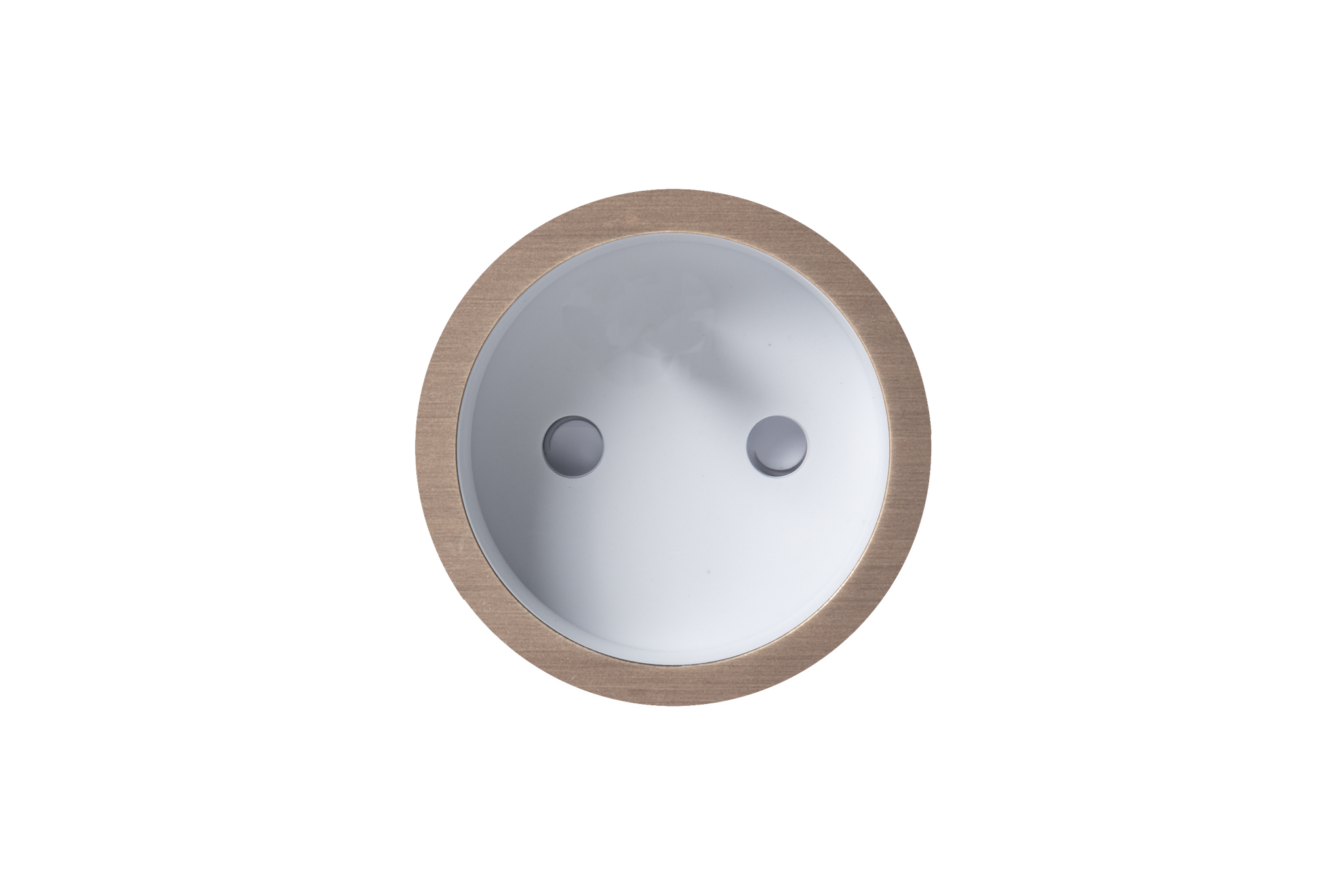 trimless | light bronze | white cup 