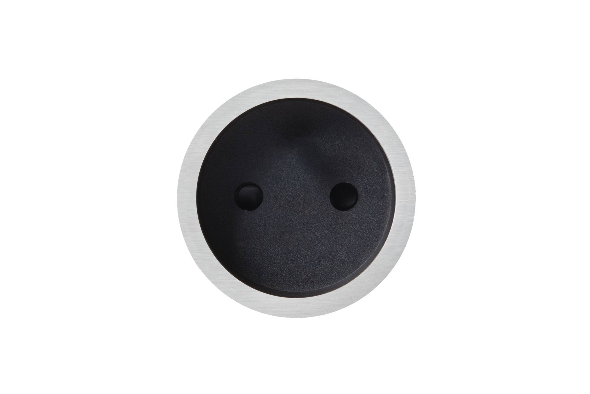trimless | white structure | black cup 