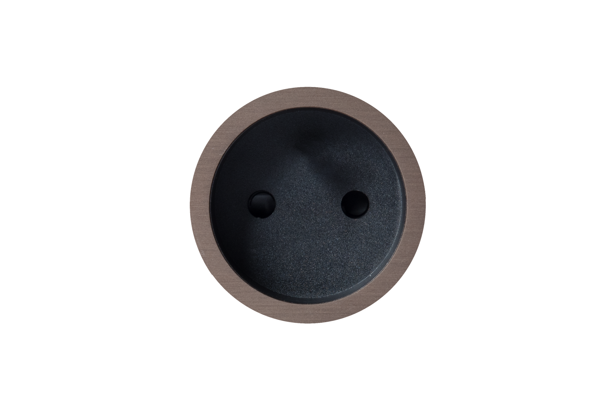 trimless | dark bronze | black cup 