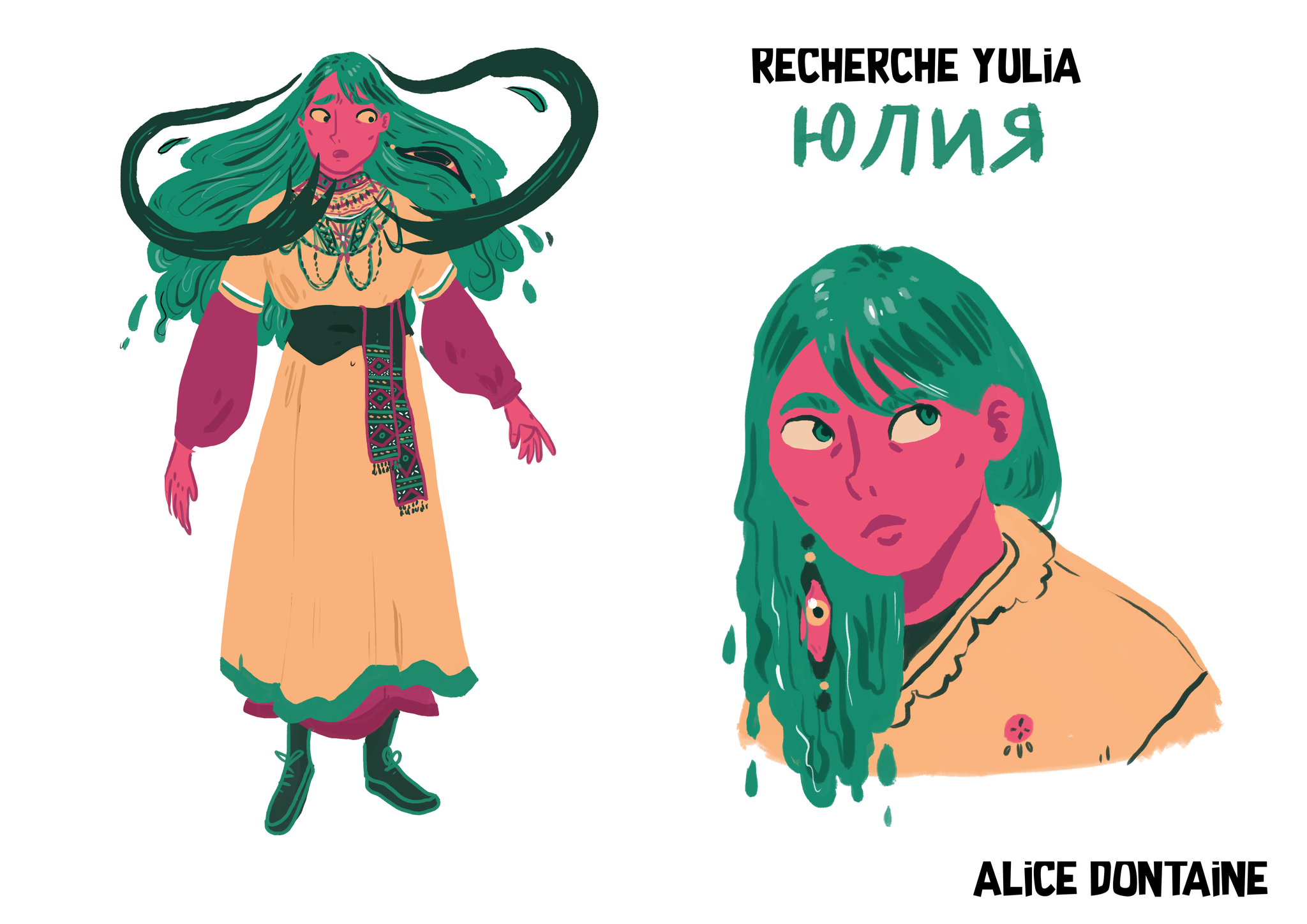 Alice Dontaine | Character Design Yulia