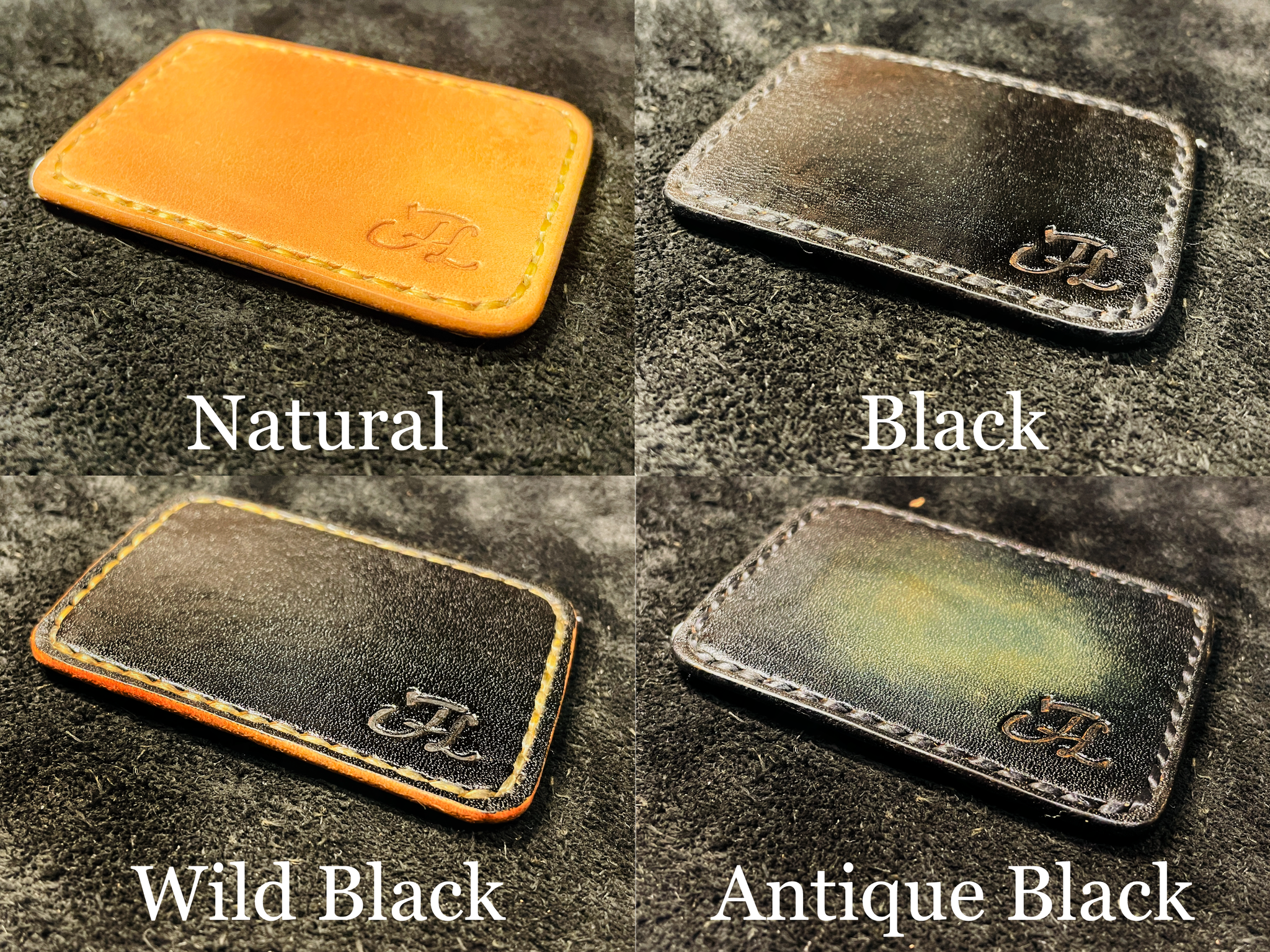 Black　Wild Black　Antique Black　は染色費　￥1,000-（税別）