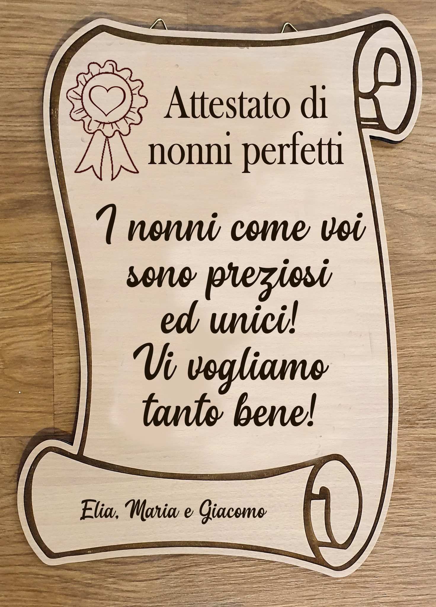 Pergamena nonni perfetti - Regali ed idee personalizzate per ogni occasione