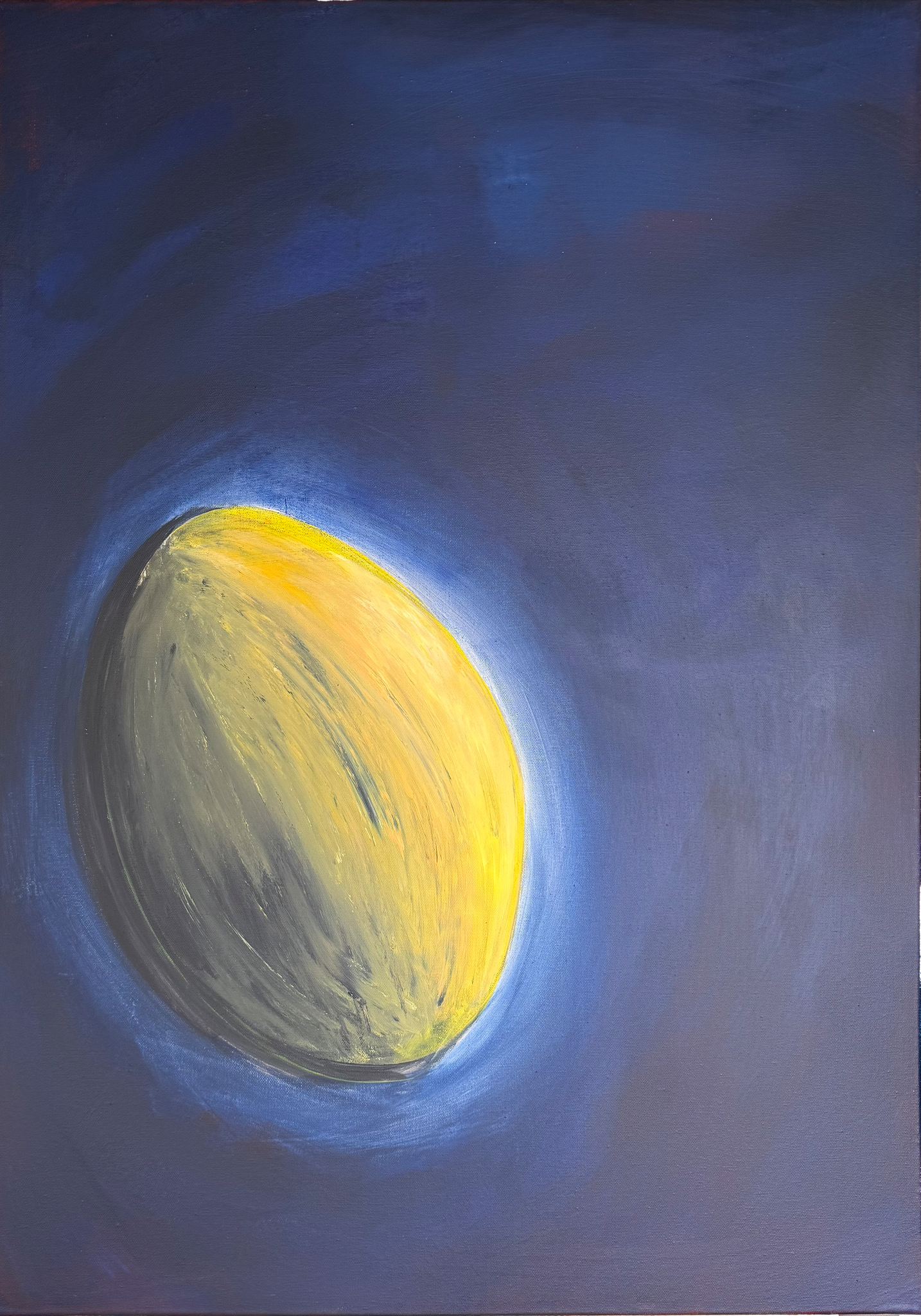 Kern / 60x80cm / 2024 / Acryl-Leinwand 