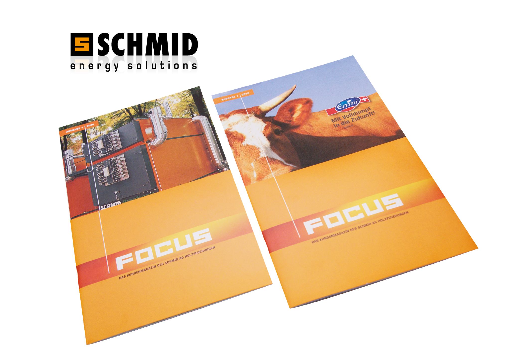 Integrierte Kommunikation für Schmid AG, energy solutions. Das Kundenmagazin FOCUS überzeugt mit inhaltlichem Konzept und gepflegter Gestaltung im schlanken Postversand-Format.