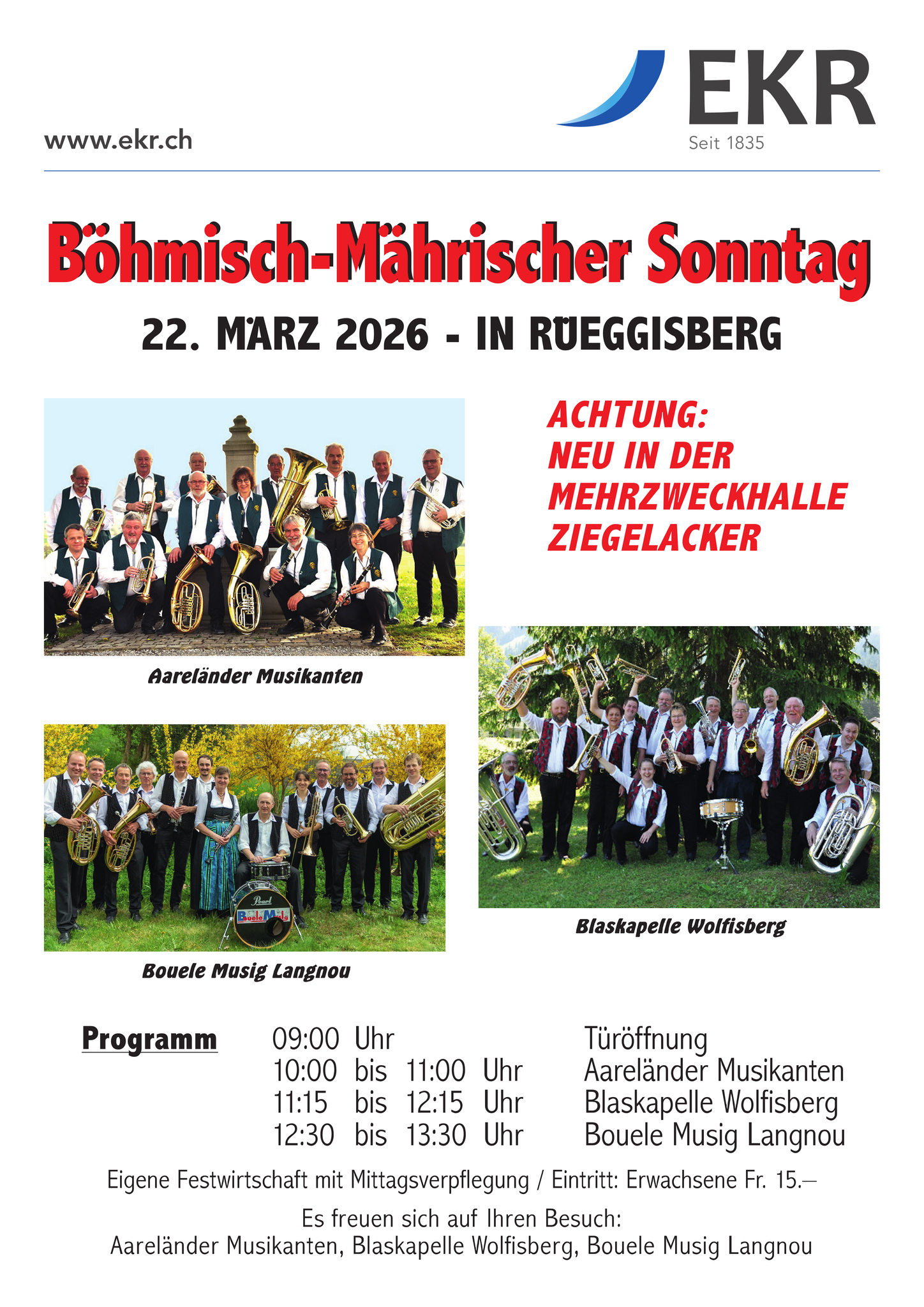 Unser neues Konzertlokal