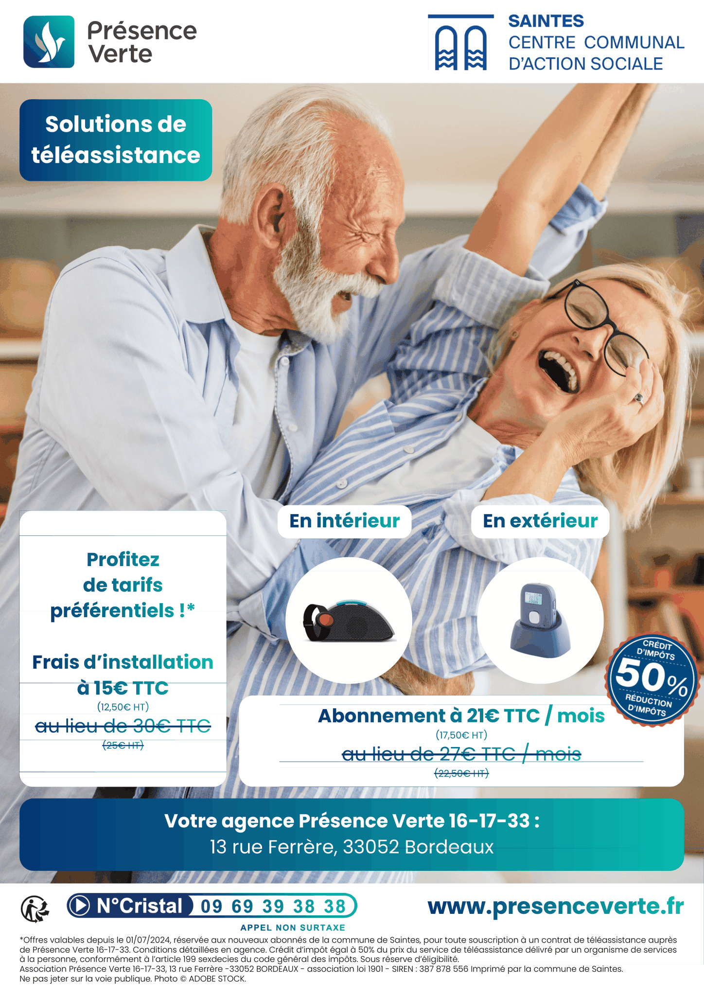 tarif privilégié pour tous les saintais !